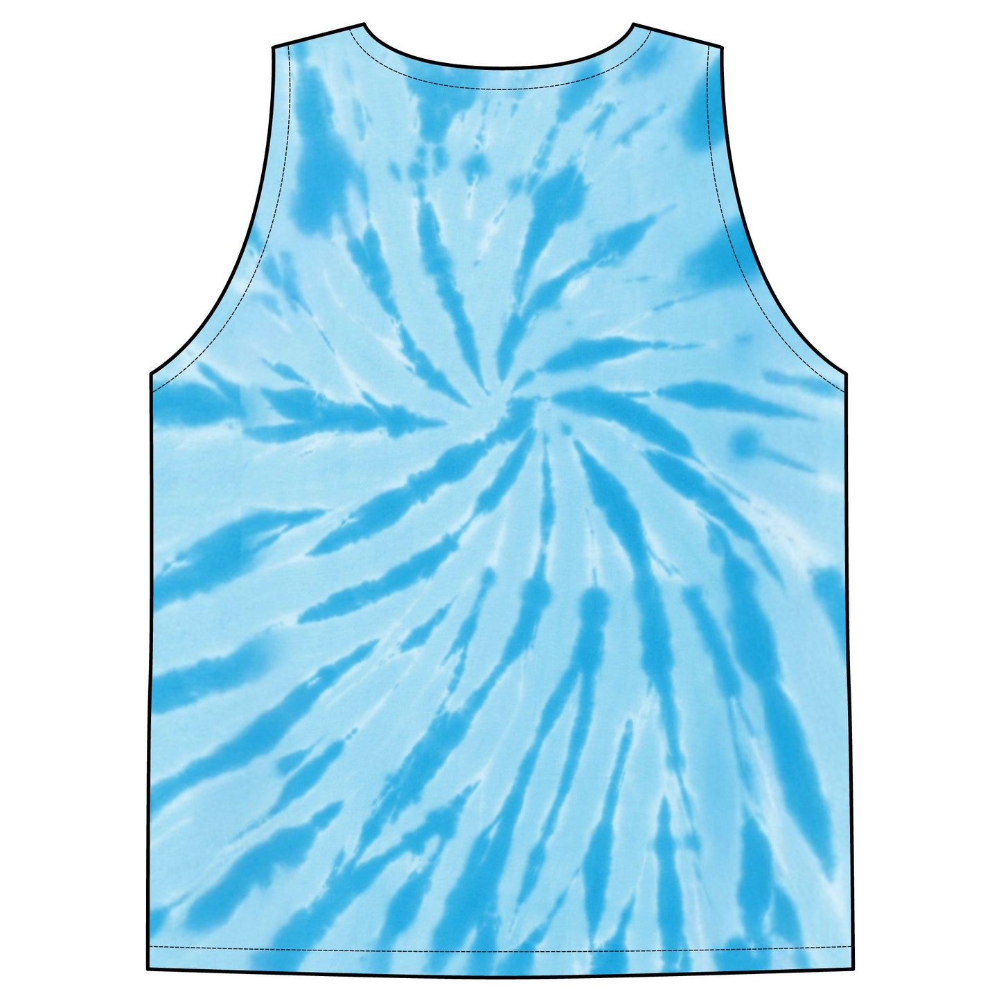 Arnold BJJ Tie-Dye Tank Top — Arnold BJJ Spiral Logo