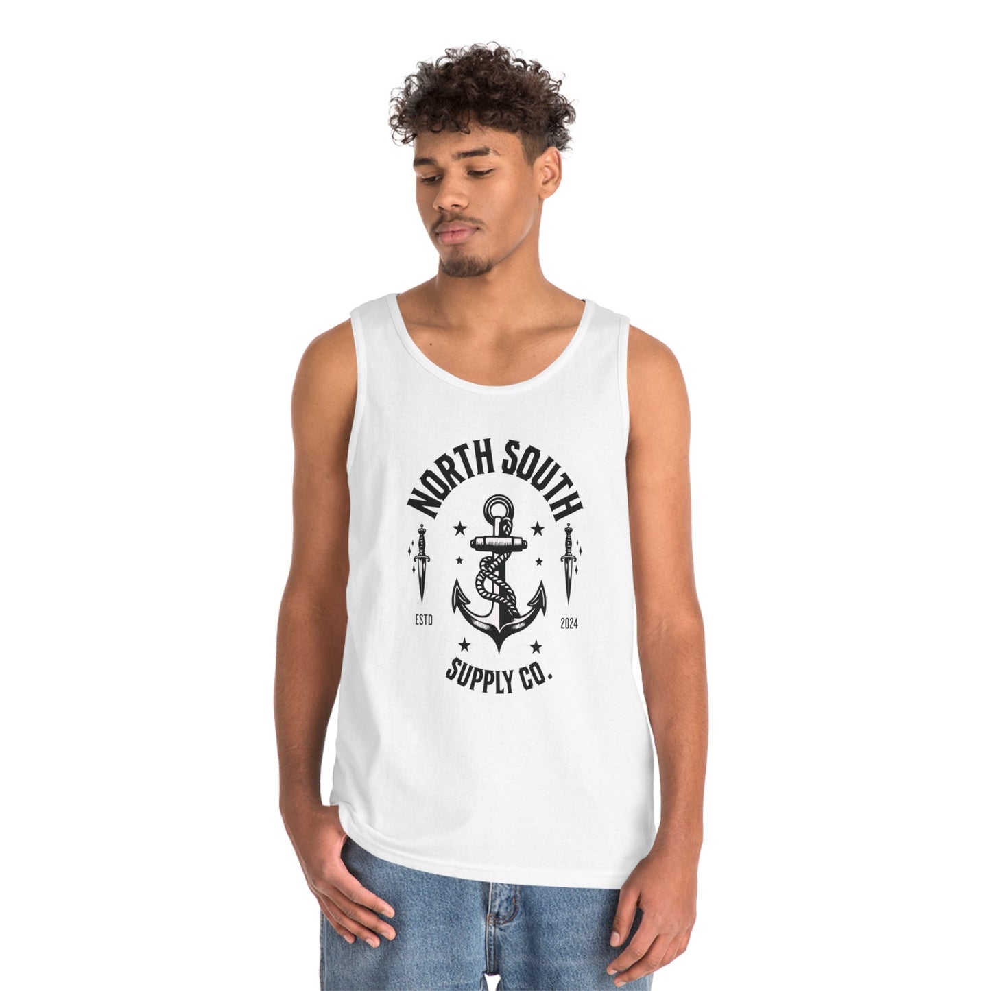Unisex Heavy Cotton Tank Top - North South Supply Co