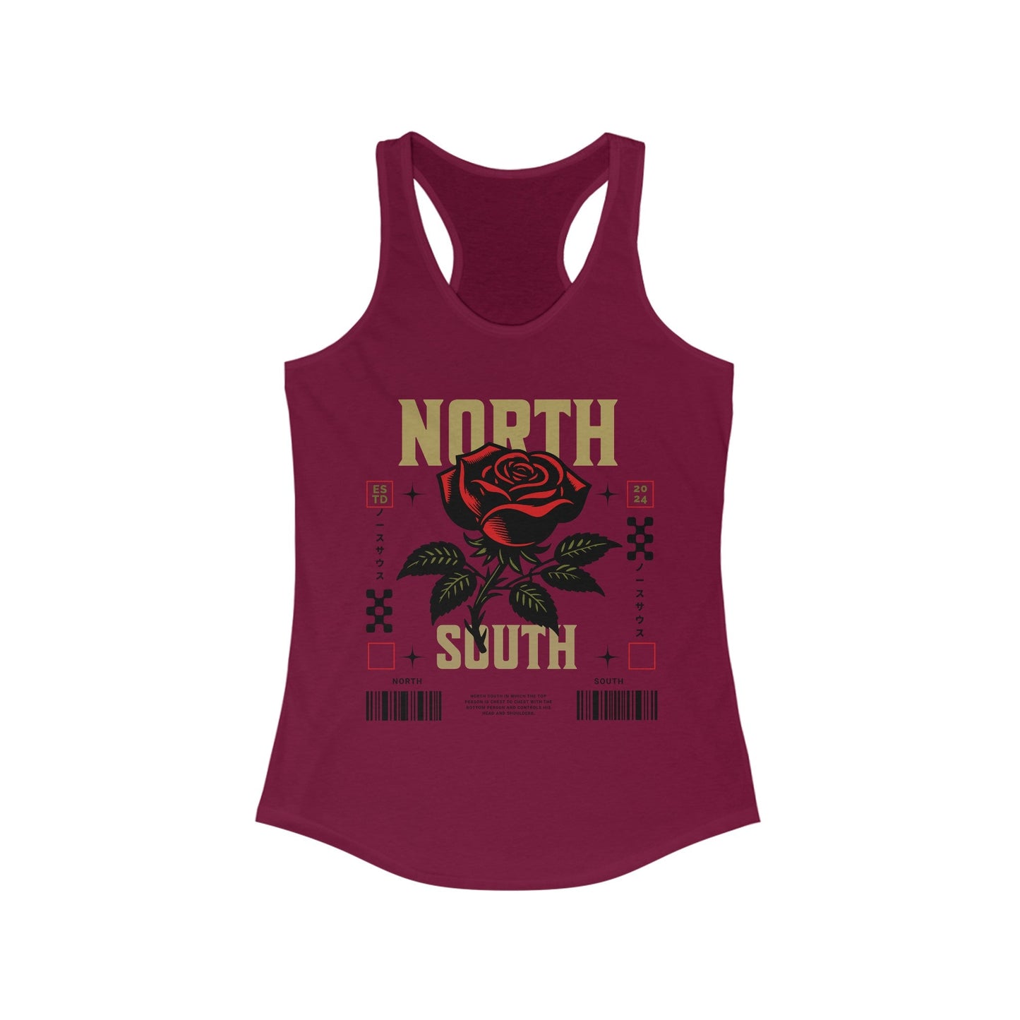 Women's Ideal Racerback Tank Rose - North South Supply Co