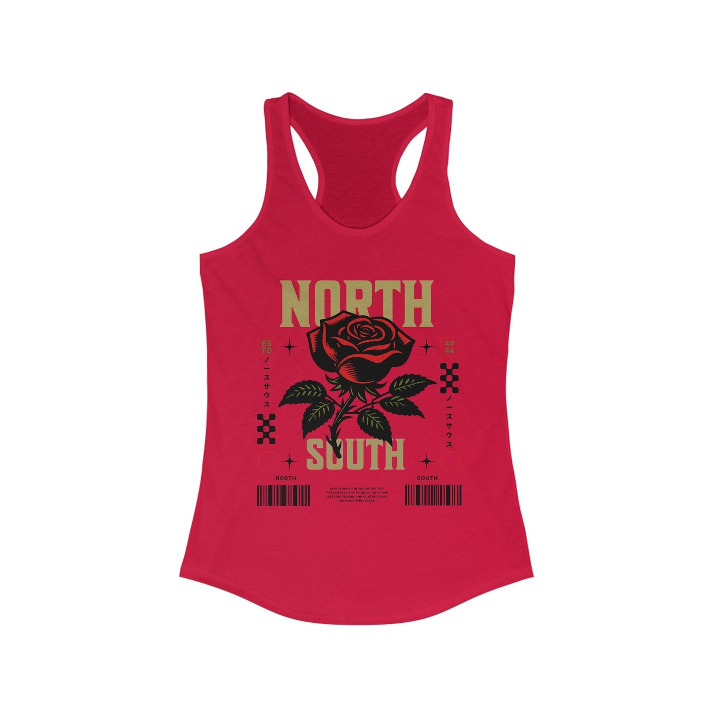 Women's Ideal Racerback Tank Rose - North South Supply Co