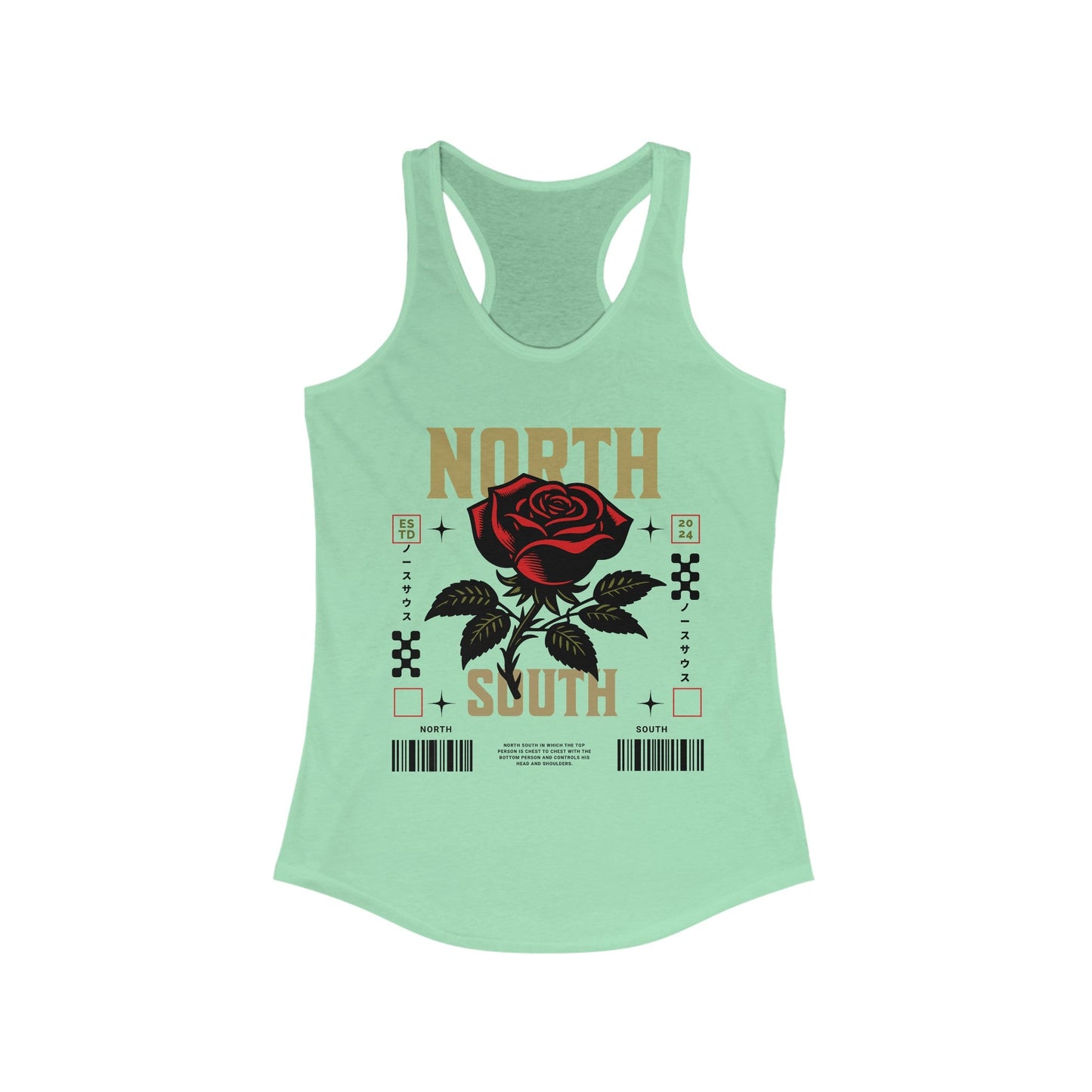 Women's Ideal Racerback Tank Rose - North South Supply Co