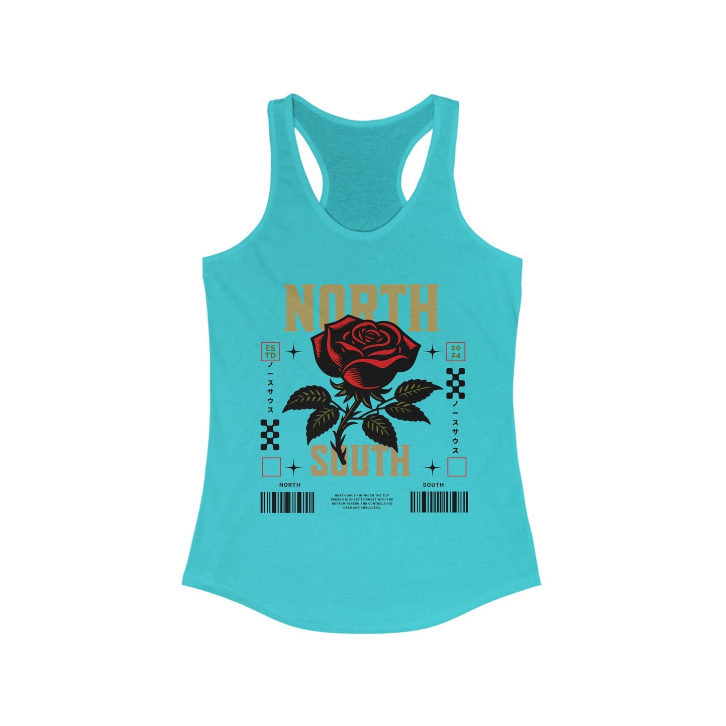 Women's Ideal Racerback Tank Rose - North South Supply Co