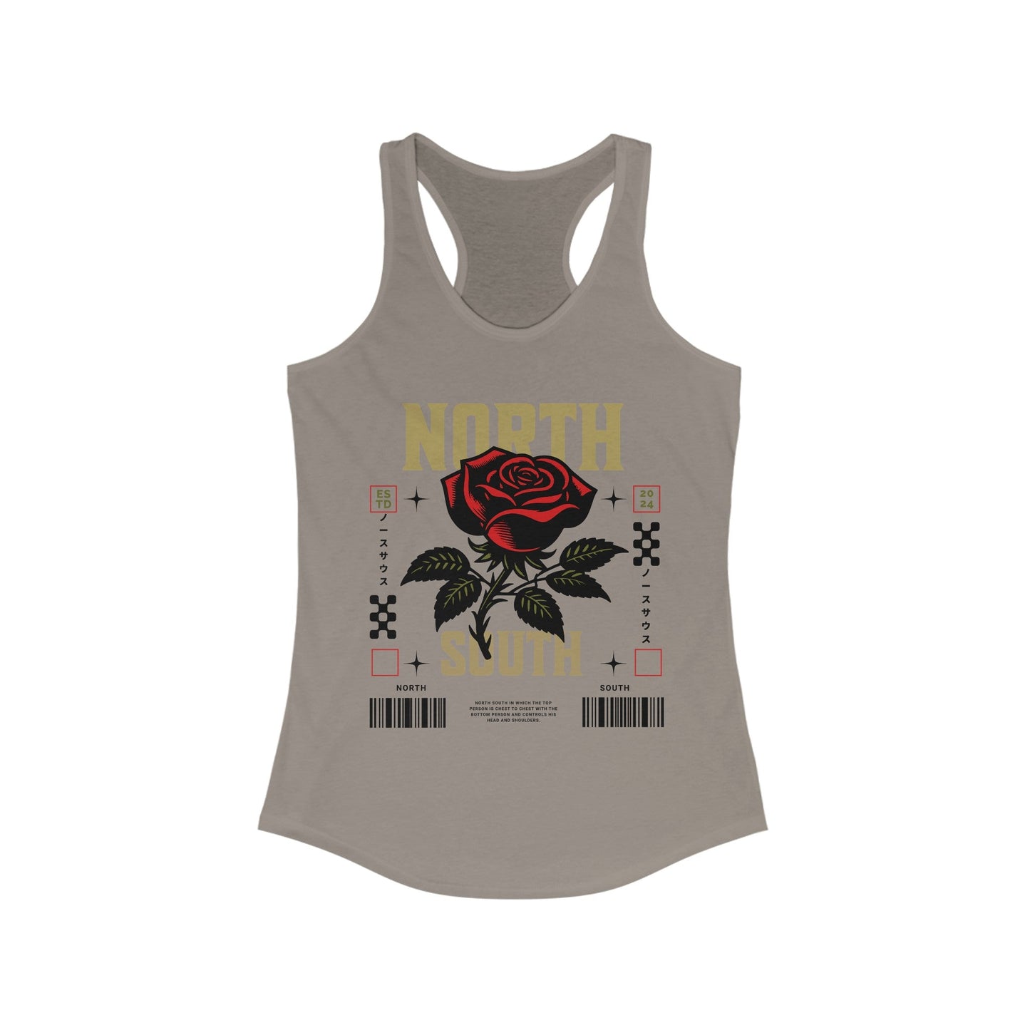 Women's Ideal Racerback Tank Rose - North South Supply Co