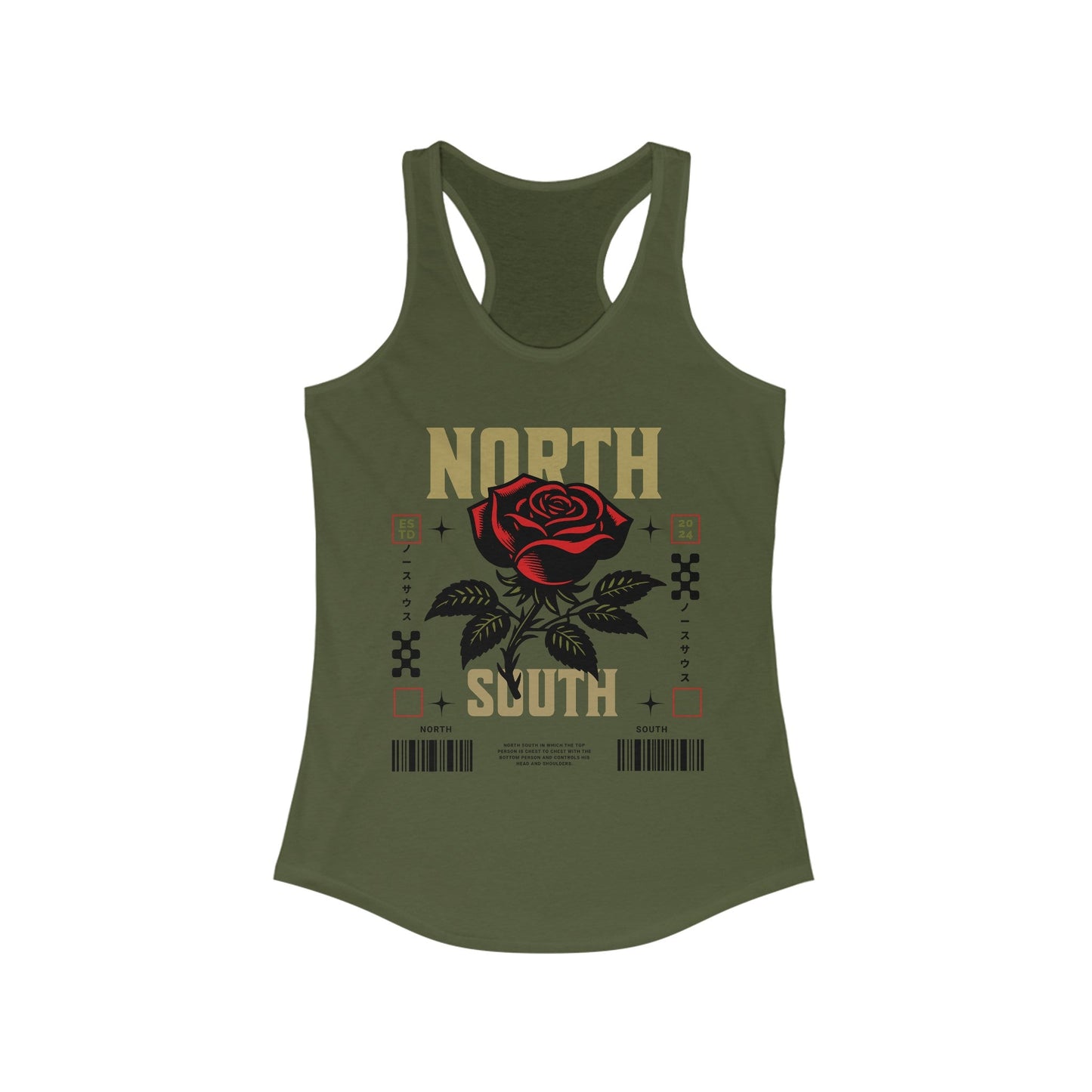 Women's Ideal Racerback Tank Rose - North South Supply Co