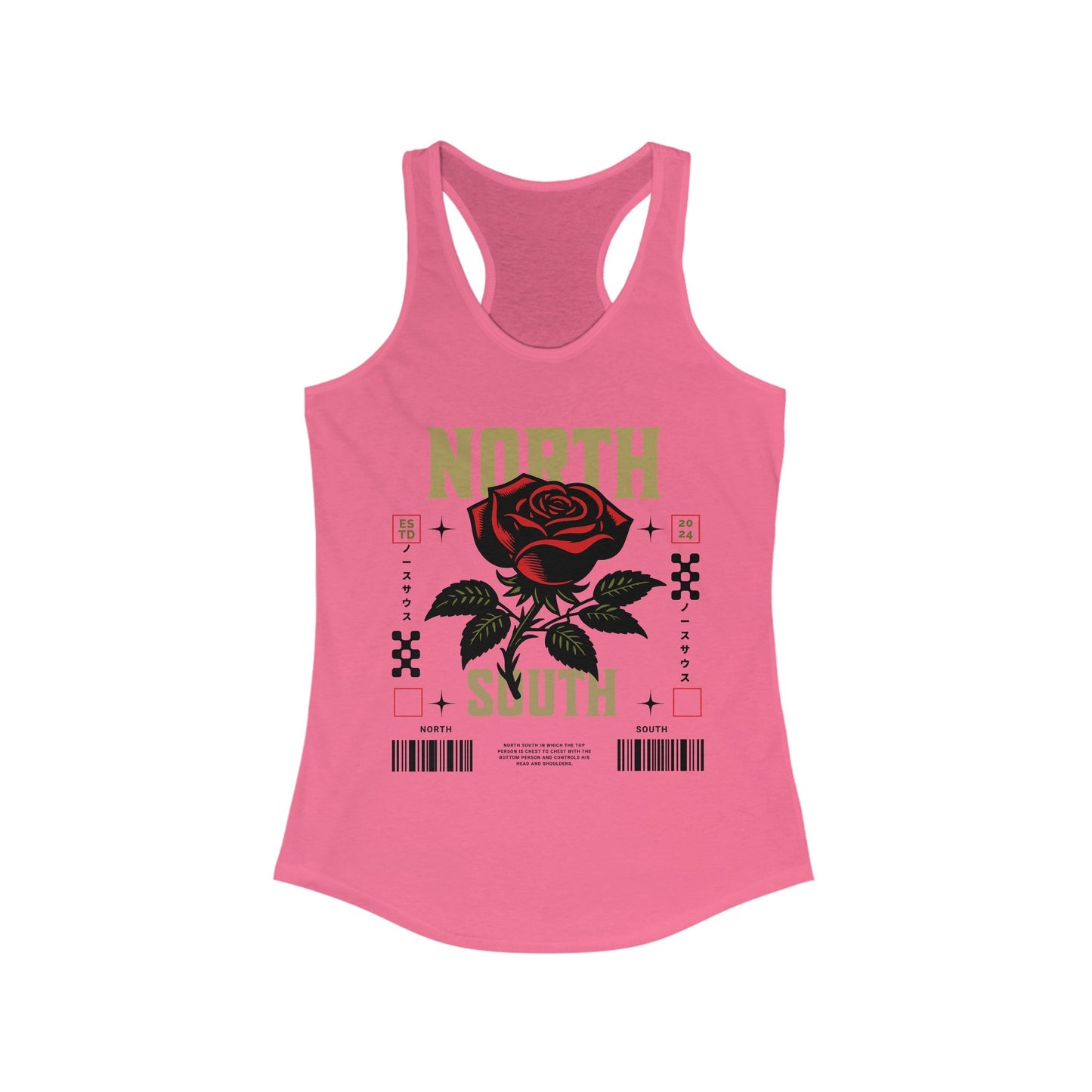Women's Ideal Racerback Tank Rose - North South Supply Co