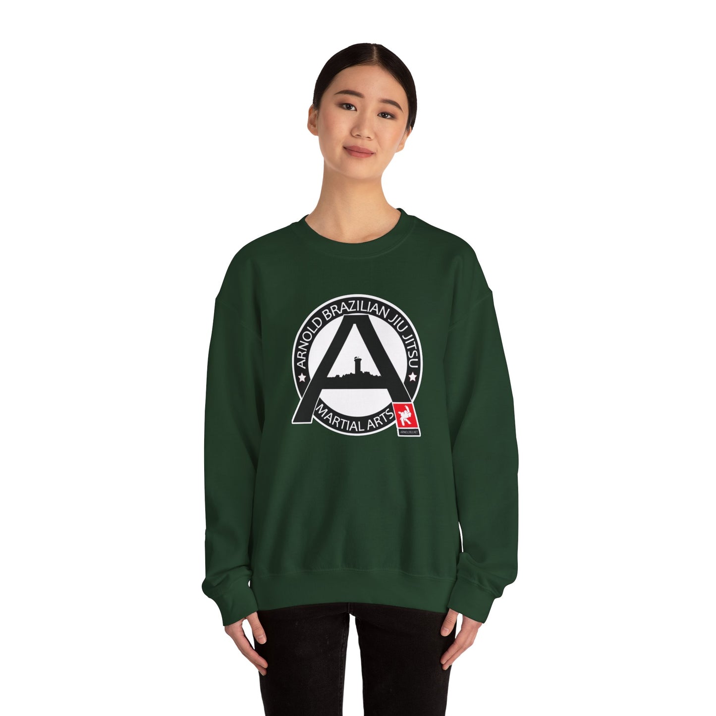 Arnold BJJ Crewneck Sweatshirt — Arnold BJJ Martial Arts Logo