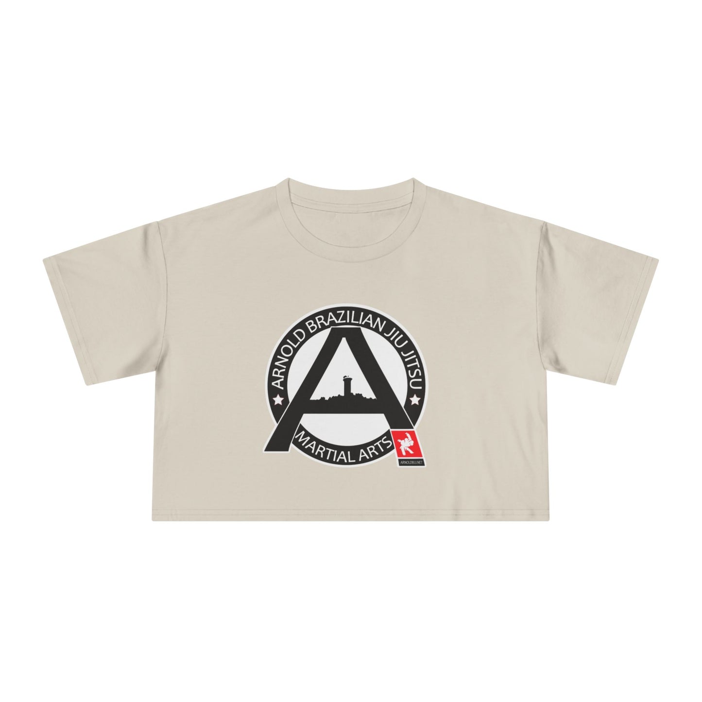 Arnold BJJ Womens crop top – Arnold Martial Arts Logo