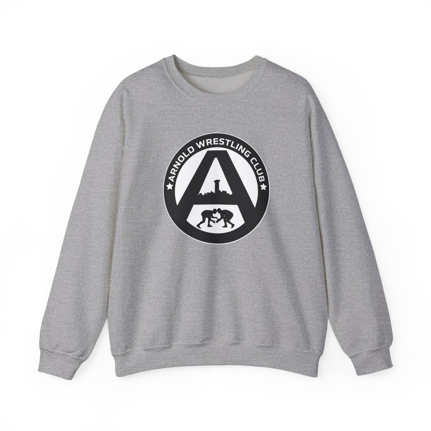 Wrestling Club Crewneck Sweatshirt — "Arnold Wrestling Club" Logo