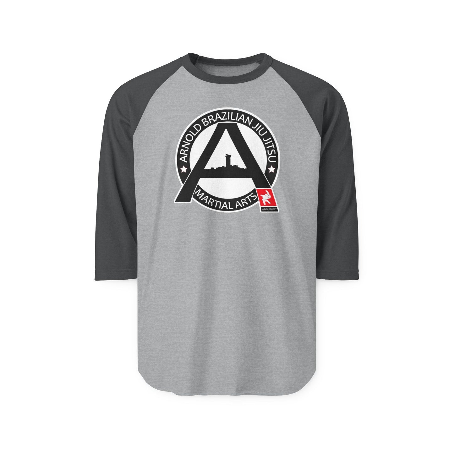 Brazilian Jiu-Jitsu Raglan Shirt — Arnold Brazilian Jiu-Jitsu Martial Arts Tee