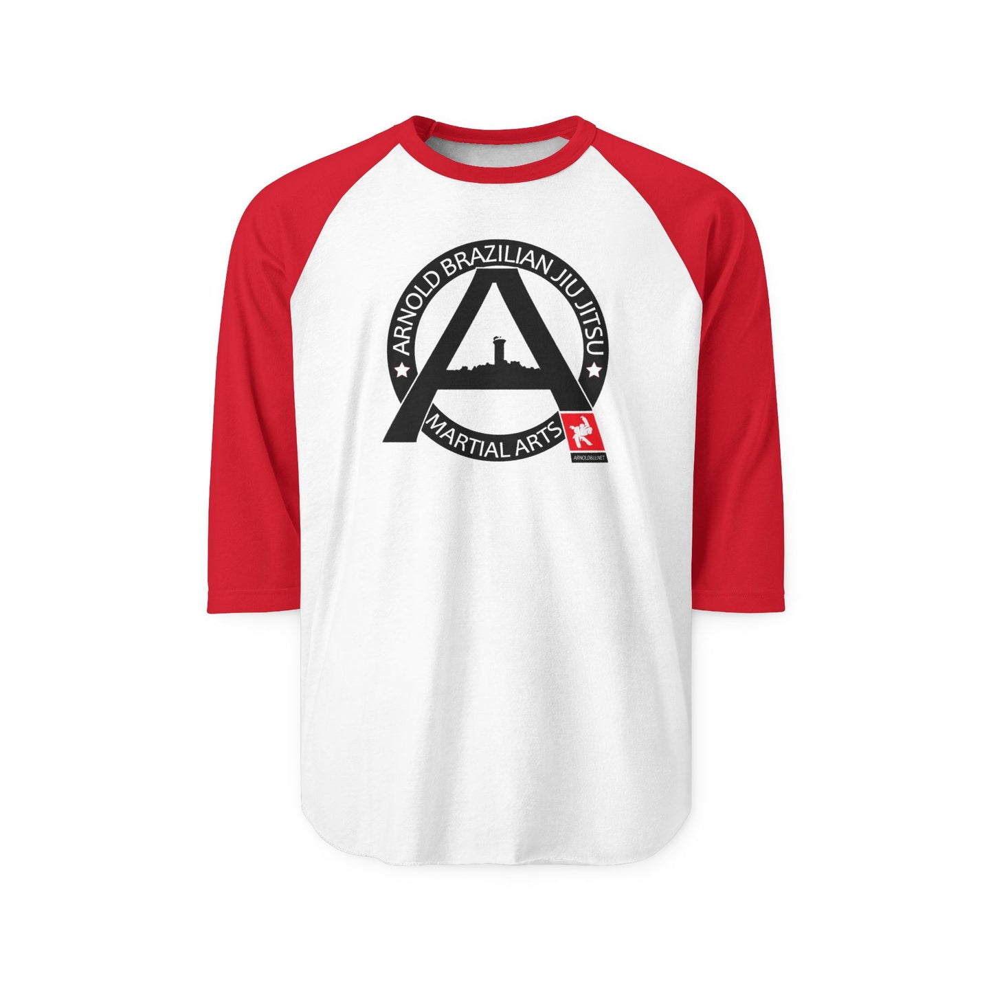 Brazilian Jiu-Jitsu Raglan Shirt — Arnold Brazilian Jiu-Jitsu Martial Arts Tee
