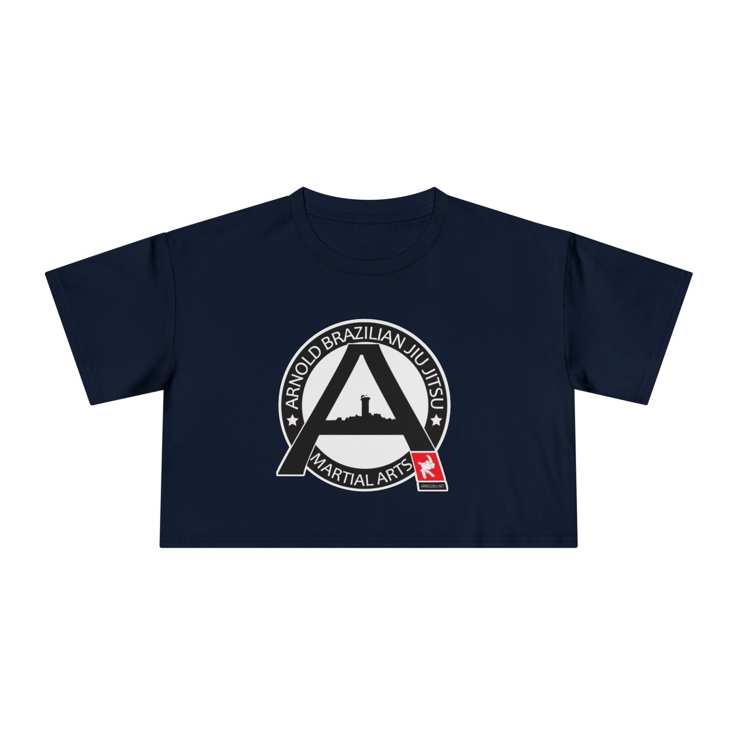 Arnold BJJ Womens crop top – Arnold Martial Arts Logo