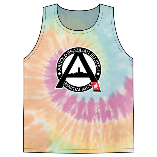 Arnold BJJ Tie-Dye Tank Top — Arnold BJJ Spiral Logo