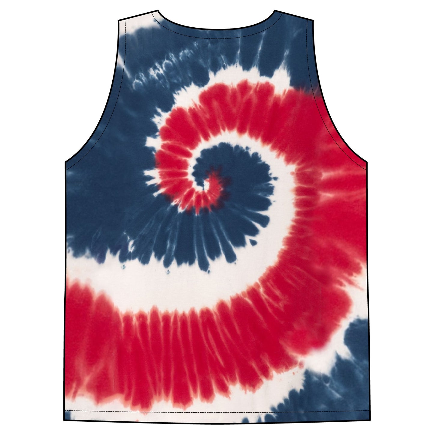 Arnold BJJ Tie-Dye Tank Top — Arnold BJJ Spiral Logo