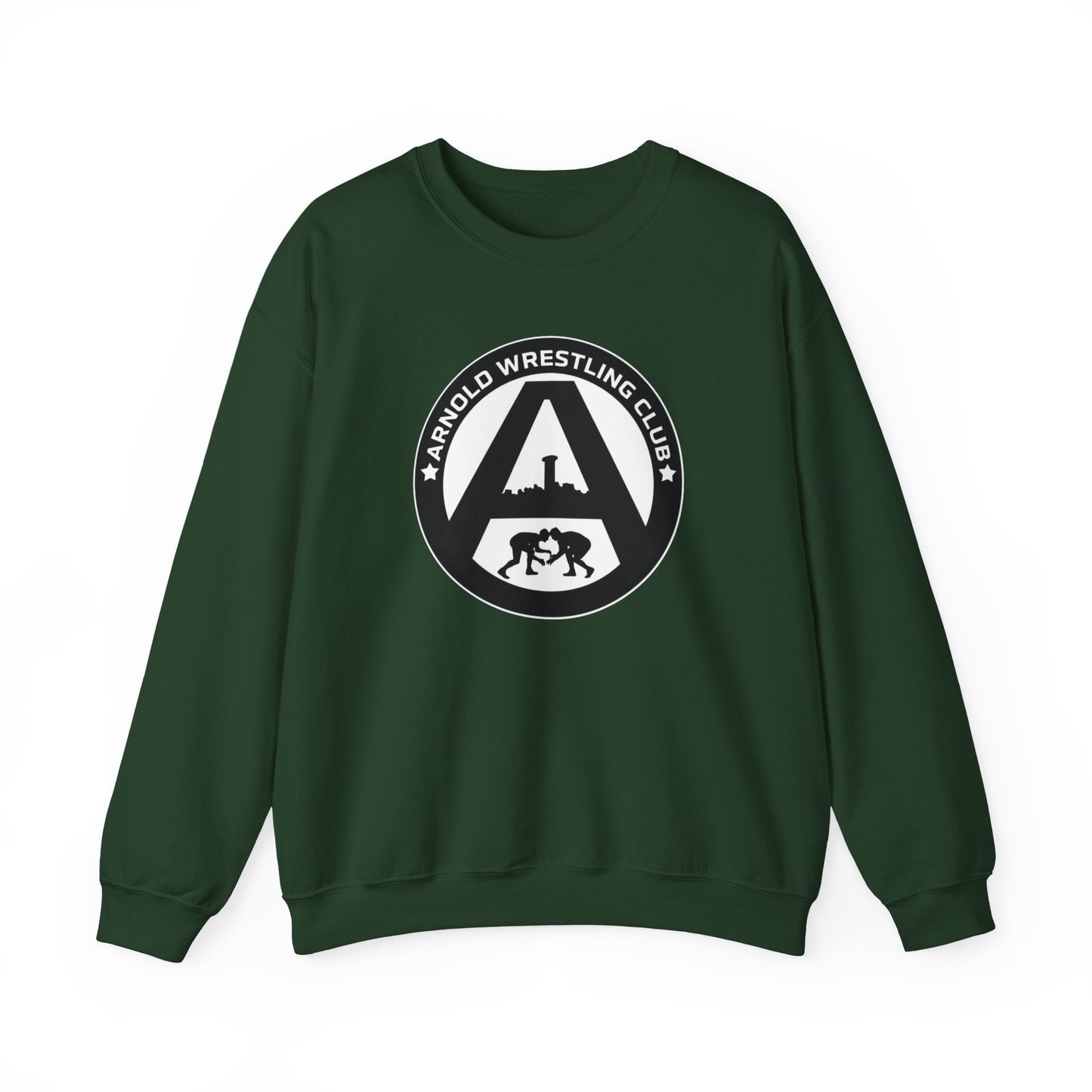 Wrestling Club Crewneck Sweatshirt — "Arnold Wrestling Club" Logo