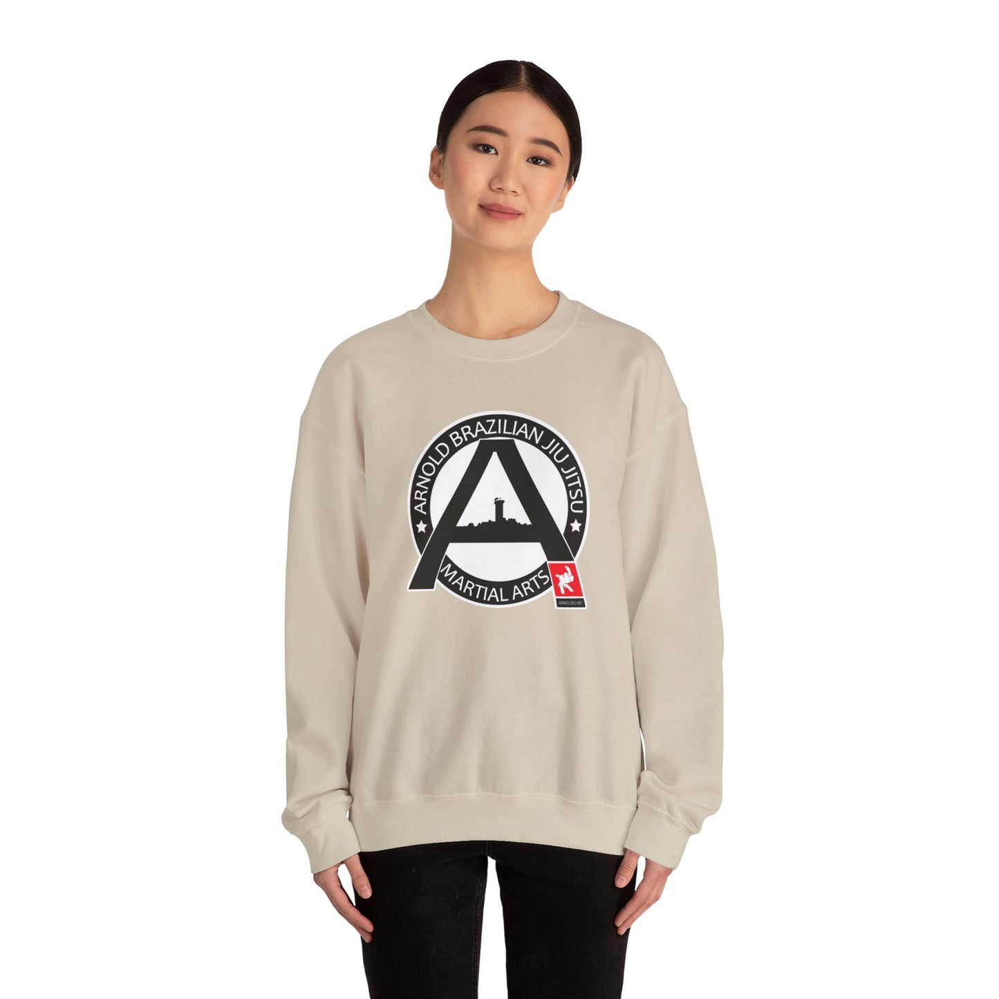 Arnold BJJ Crewneck Sweatshirt — Arnold BJJ Martial Arts Logo