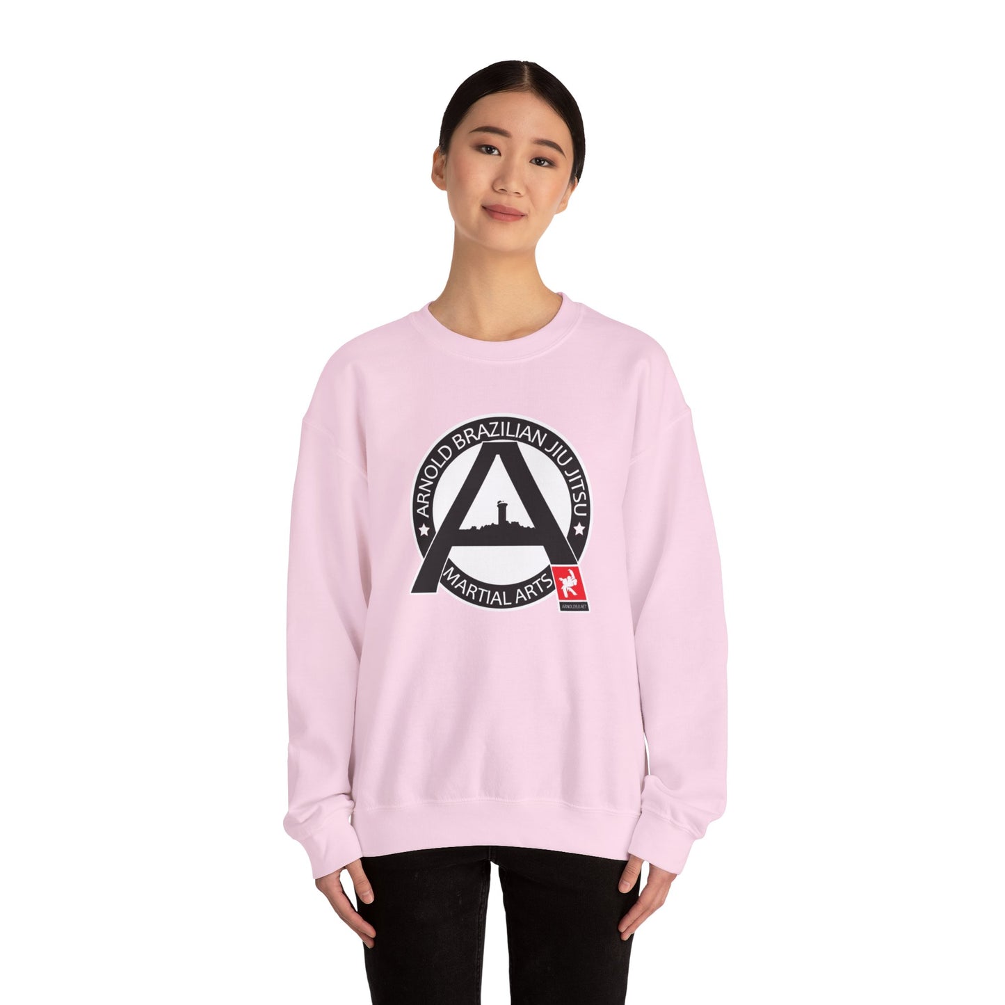 Arnold BJJ Crewneck Sweatshirt — Arnold BJJ Martial Arts Logo