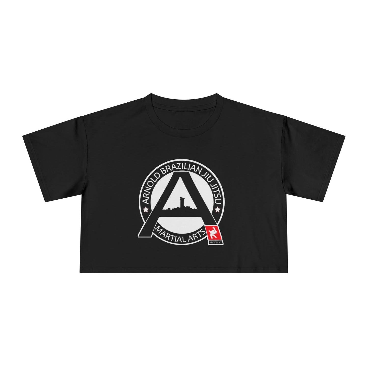 Arnold BJJ Womens crop top – Arnold Martial Arts Logo
