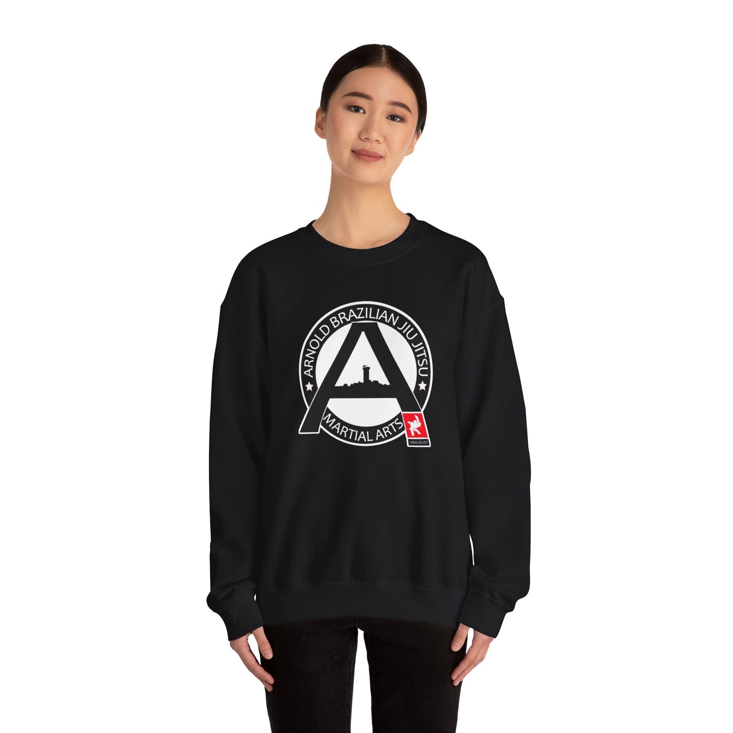 Arnold BJJ Crewneck Sweatshirt — Arnold BJJ Martial Arts Logo