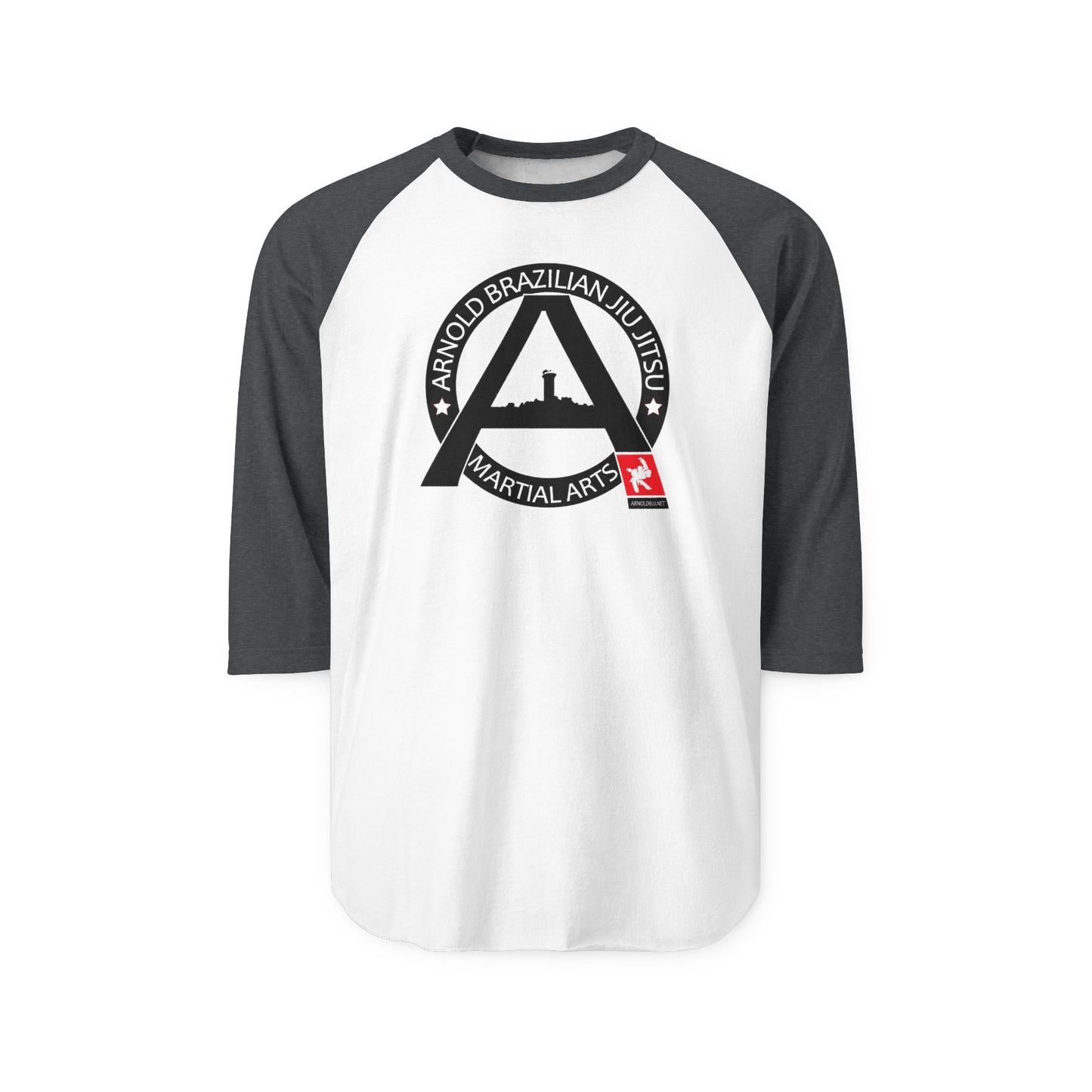 Brazilian Jiu-Jitsu Raglan Shirt — Arnold Brazilian Jiu-Jitsu Martial Arts Tee