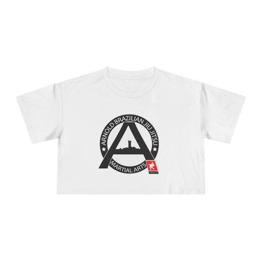 Arnold BJJ Womens crop top – Arnold Martial Arts Logo