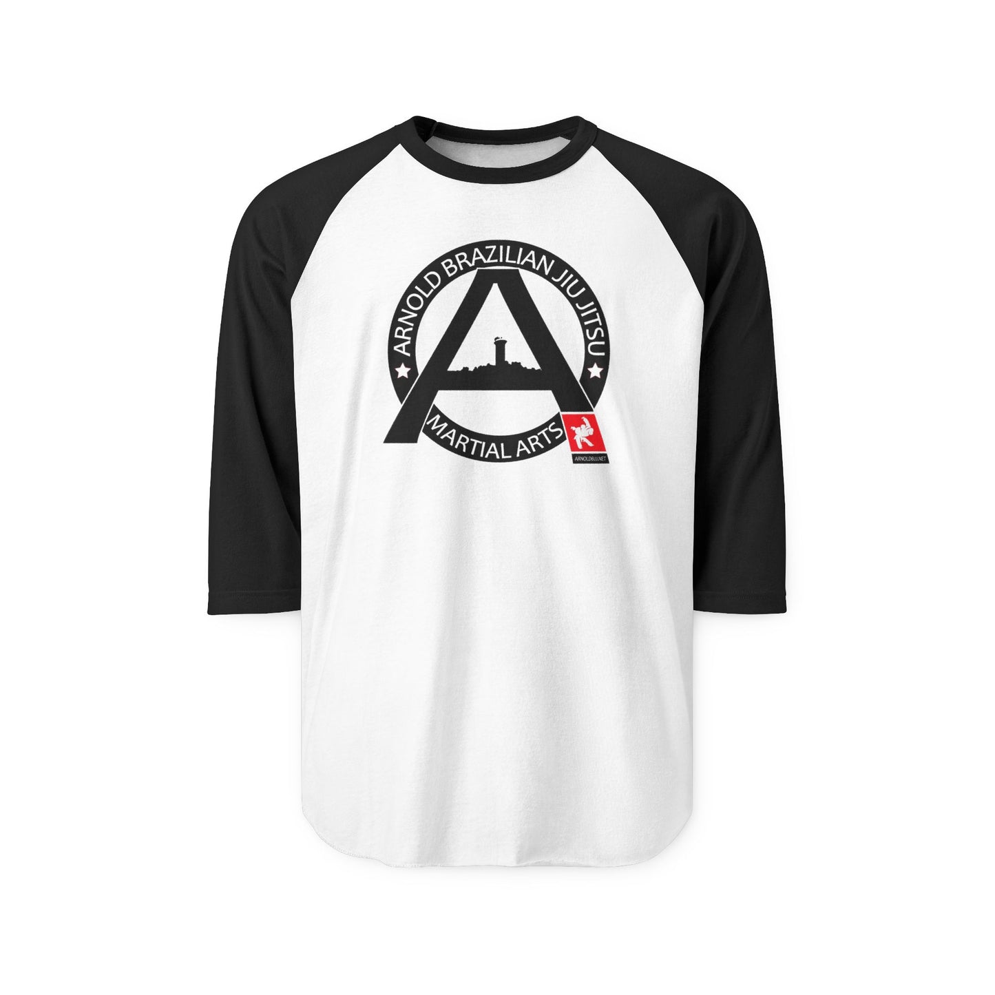 Brazilian Jiu-Jitsu Raglan Shirt — Arnold Brazilian Jiu-Jitsu Martial Arts Tee
