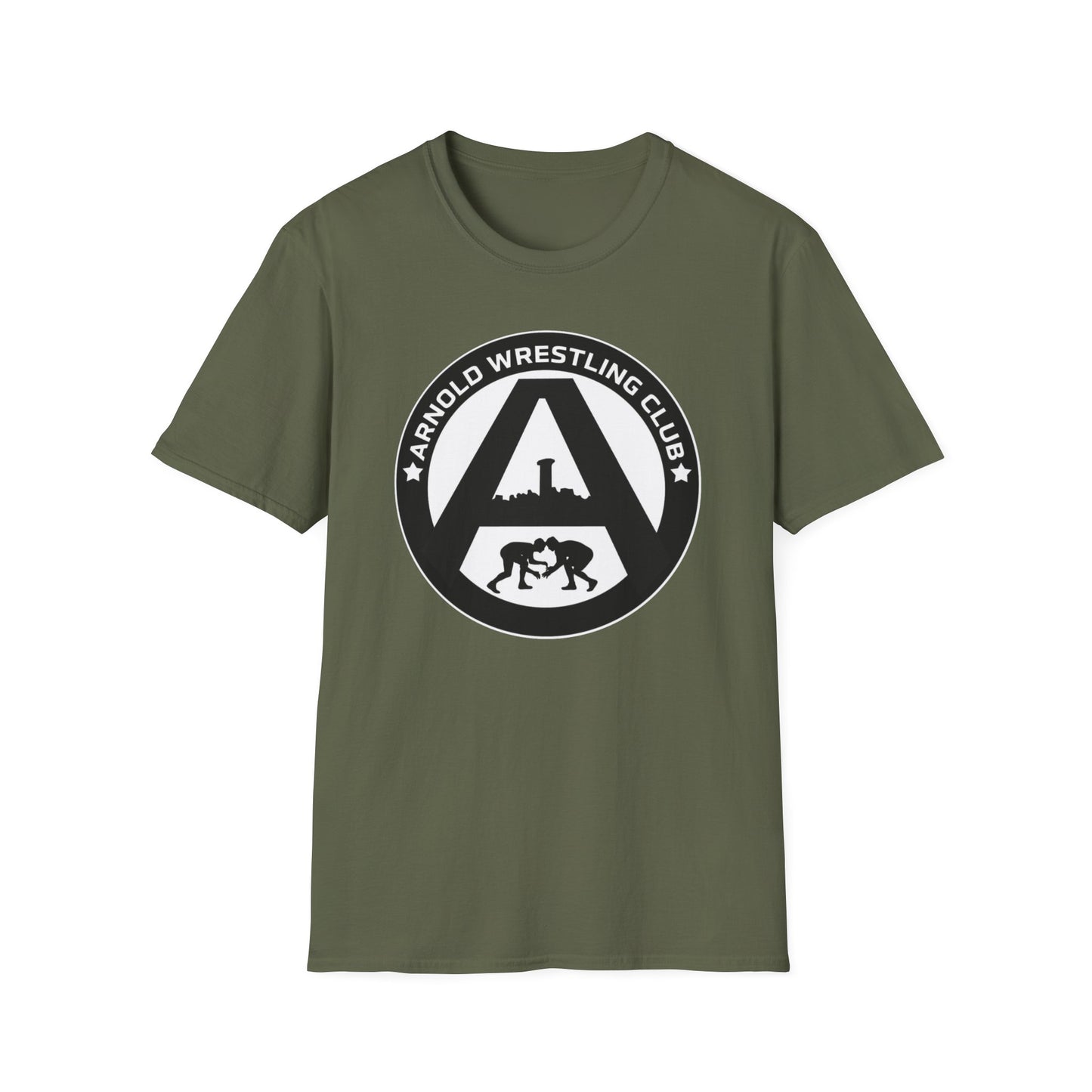 Arnold Wrestling Club T-Shirt — Retro Gym Wrestling Logo Tee