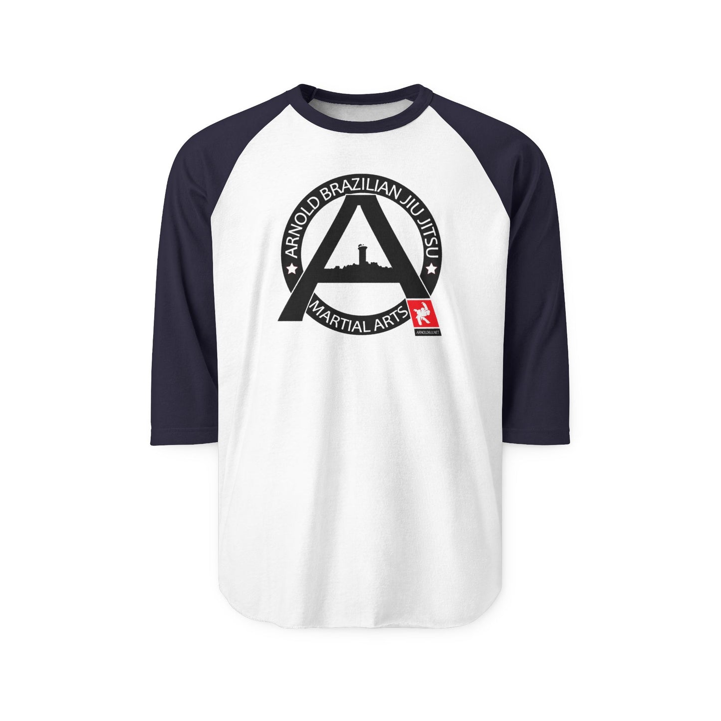 Brazilian Jiu-Jitsu Raglan Shirt — Arnold Brazilian Jiu-Jitsu Martial Arts Tee