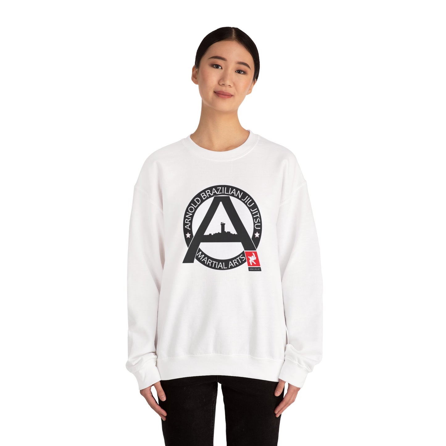 Arnold BJJ Crewneck Sweatshirt — Arnold BJJ Martial Arts Logo