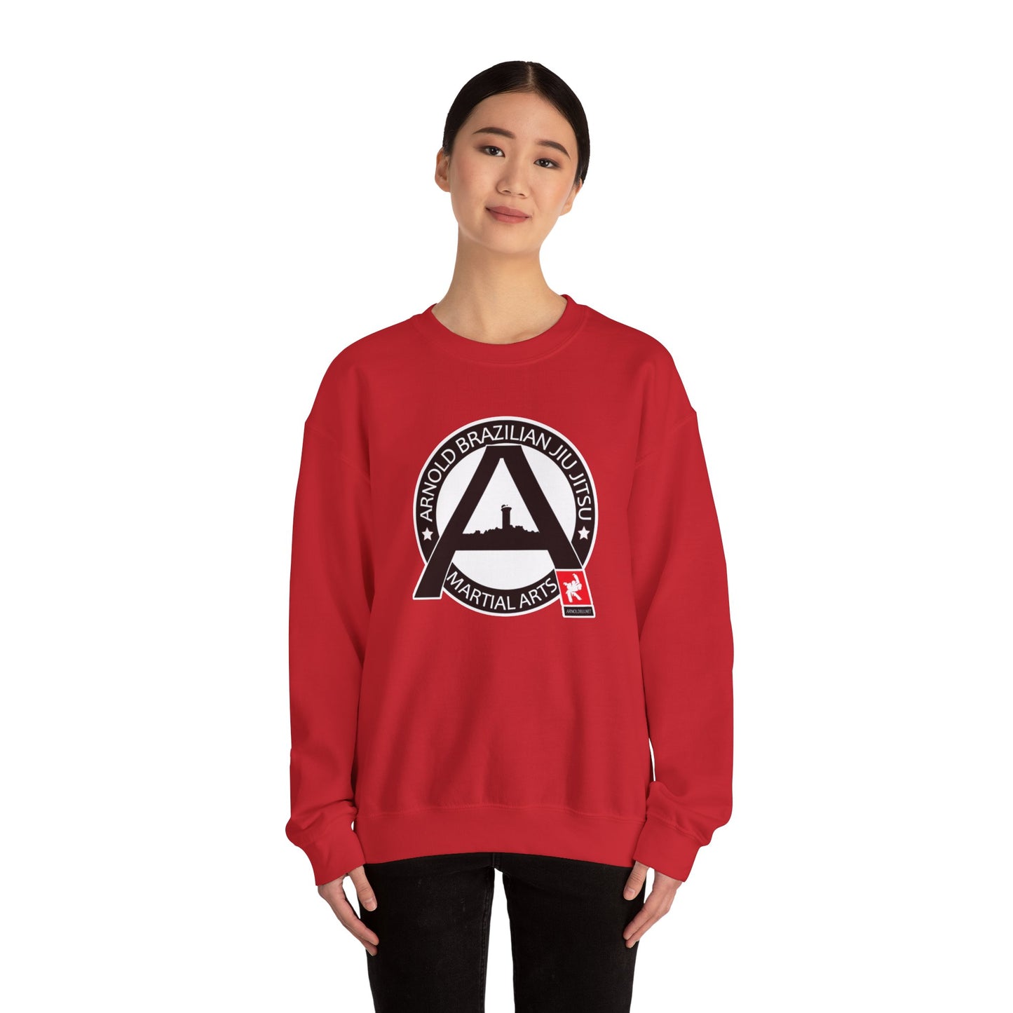 Arnold BJJ Crewneck Sweatshirt — Arnold BJJ Martial Arts Logo