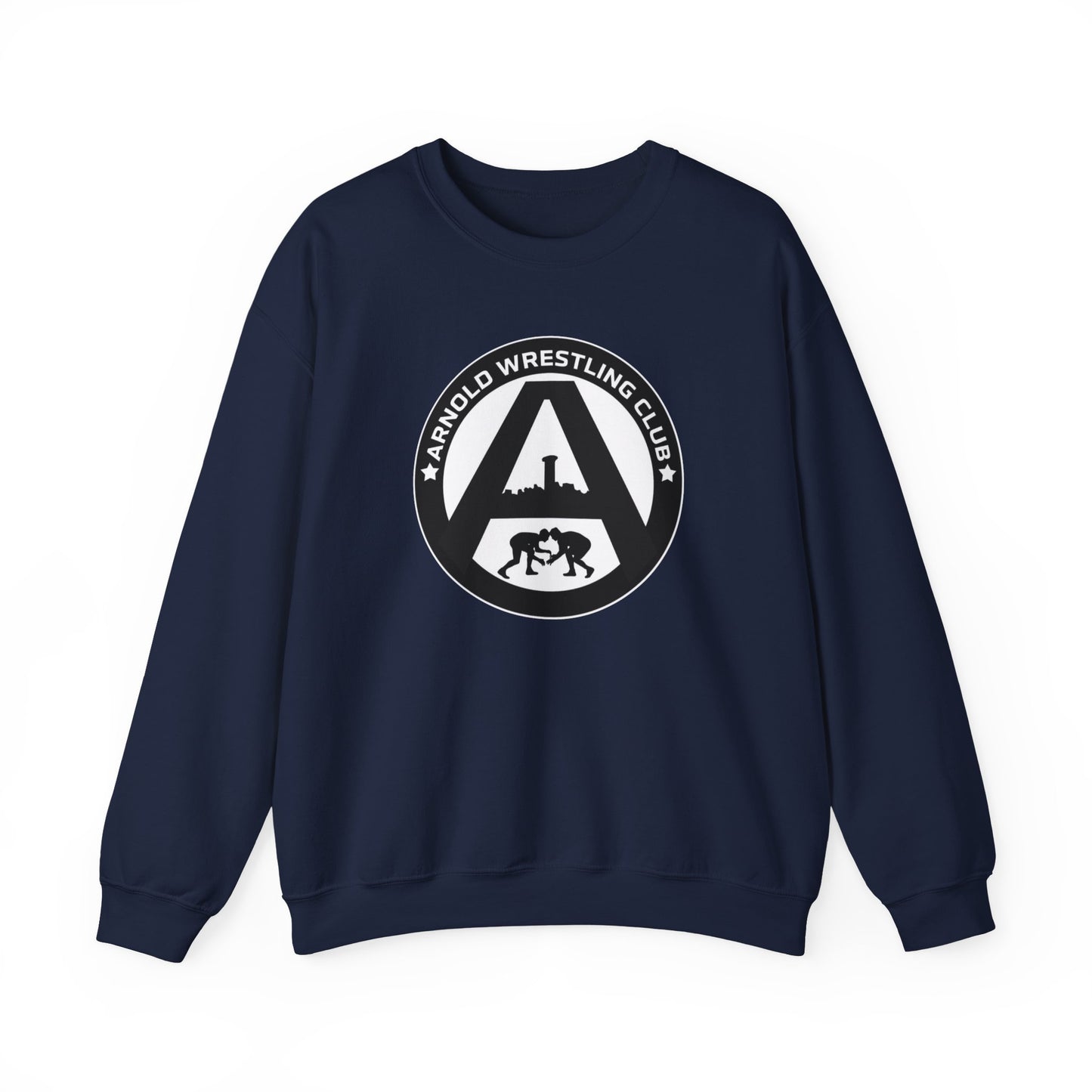 Wrestling Club Crewneck Sweatshirt — "Arnold Wrestling Club" Logo