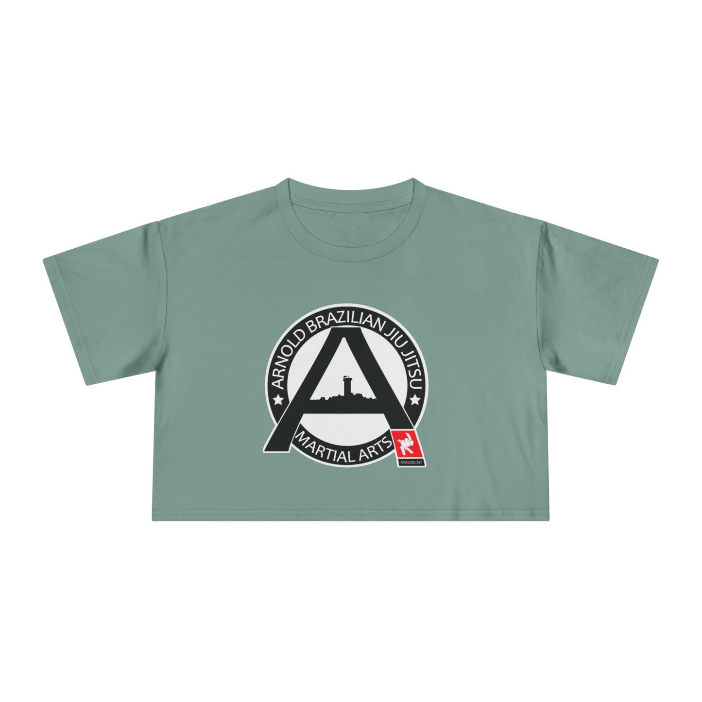 Arnold BJJ Womens crop top – Arnold Martial Arts Logo