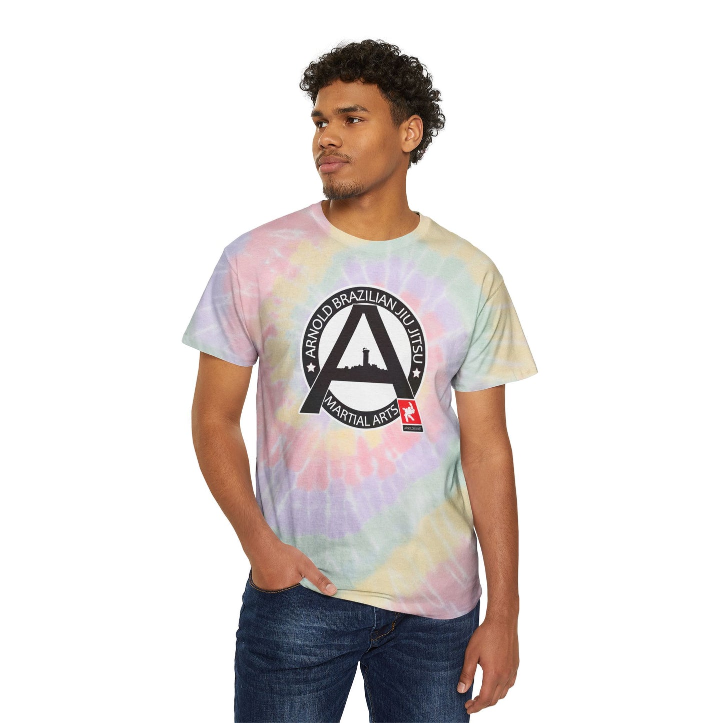 Arnold BJJ Tie-Dye Spiral Tee