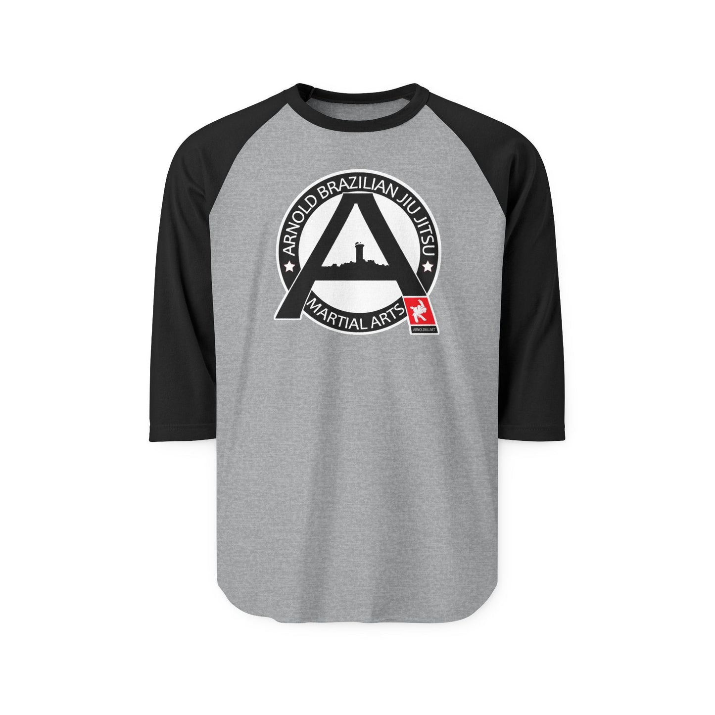 Brazilian Jiu-Jitsu Raglan Shirt — Arnold Brazilian Jiu-Jitsu Martial Arts Tee