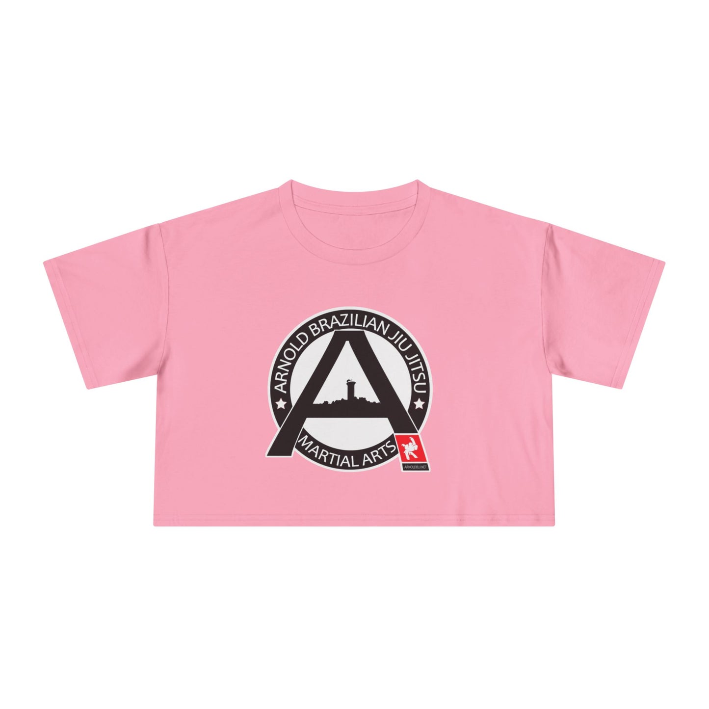 Arnold BJJ Womens crop top – Arnold Martial Arts Logo