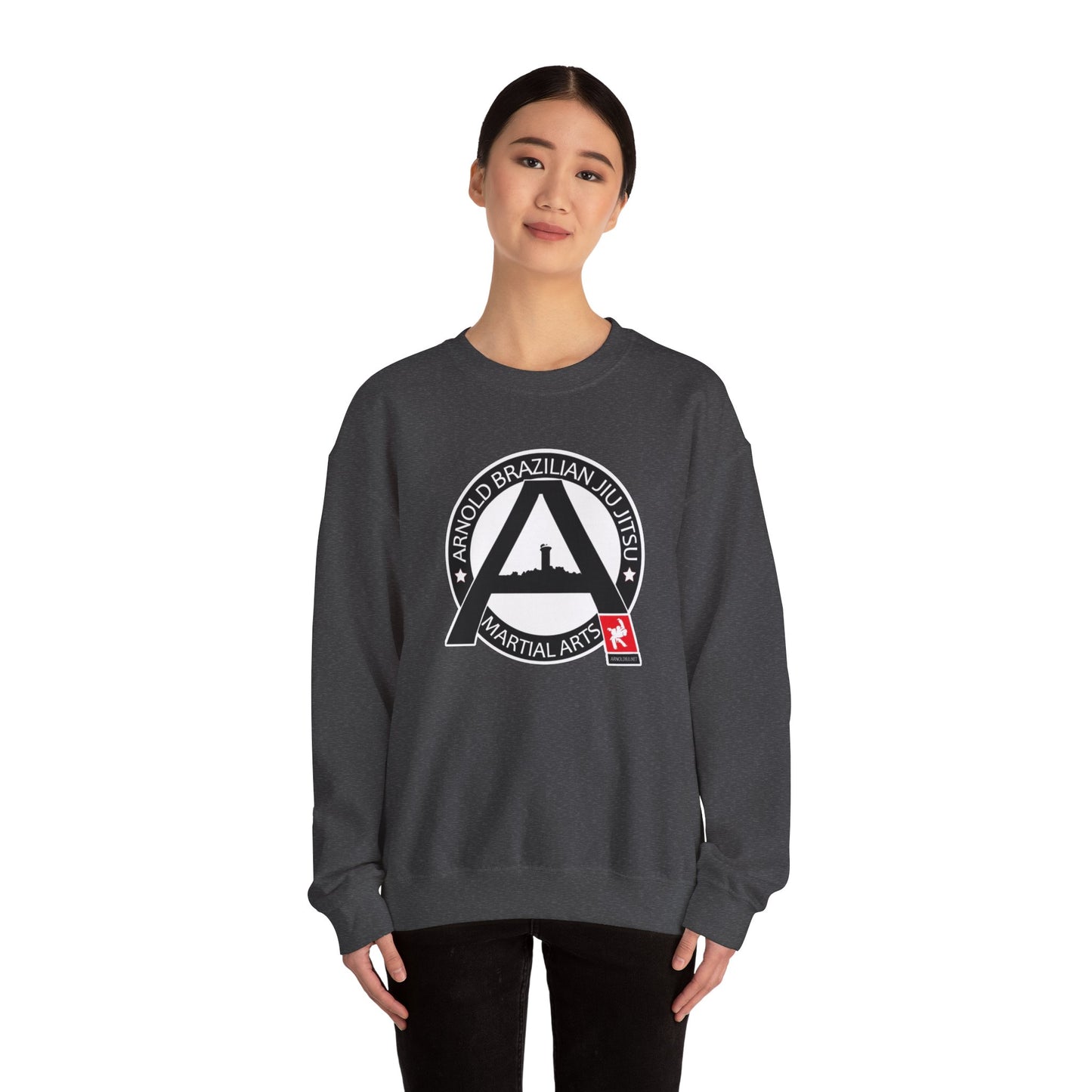 Arnold BJJ Crewneck Sweatshirt — Arnold BJJ Martial Arts Logo