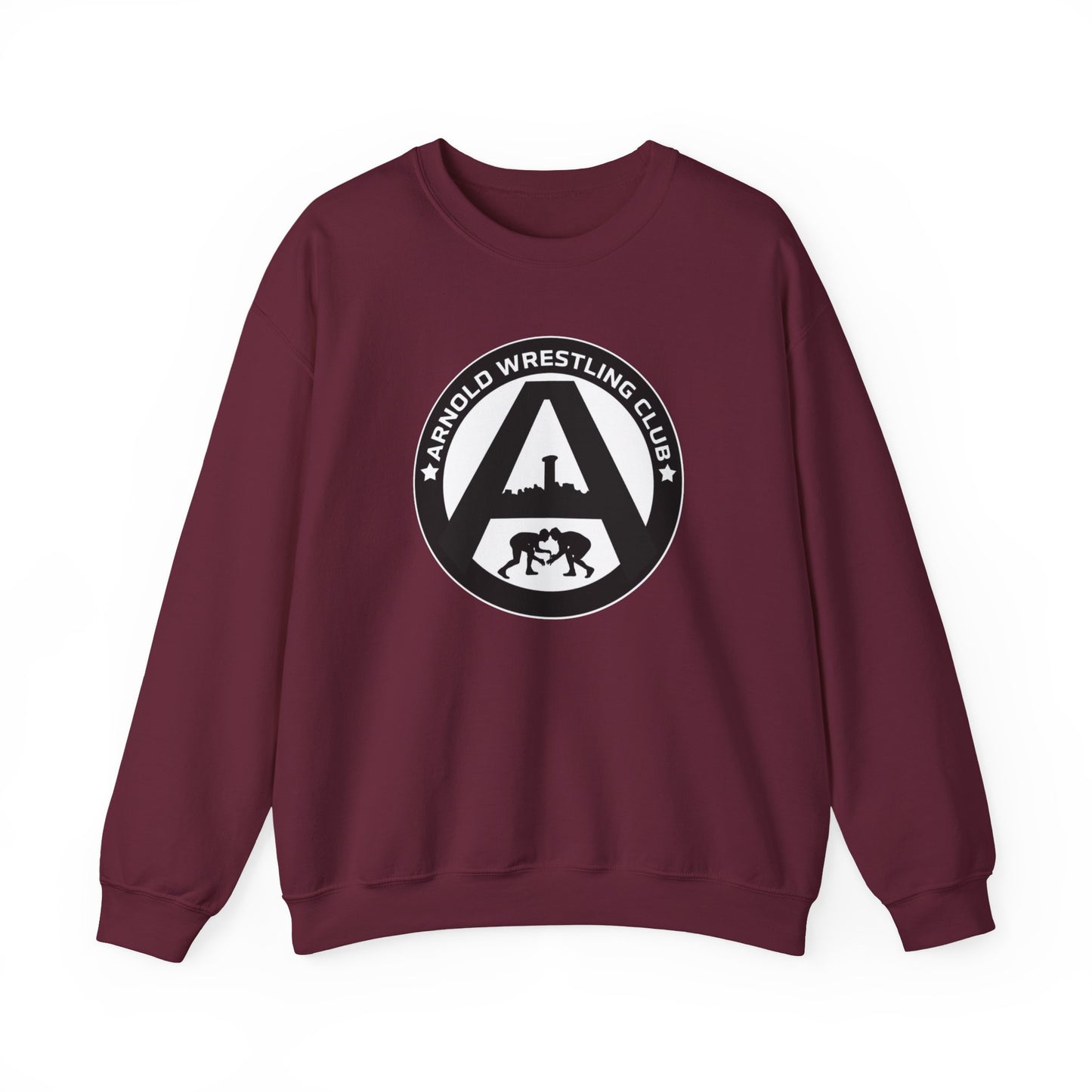 Wrestling Club Crewneck Sweatshirt — "Arnold Wrestling Club" Logo