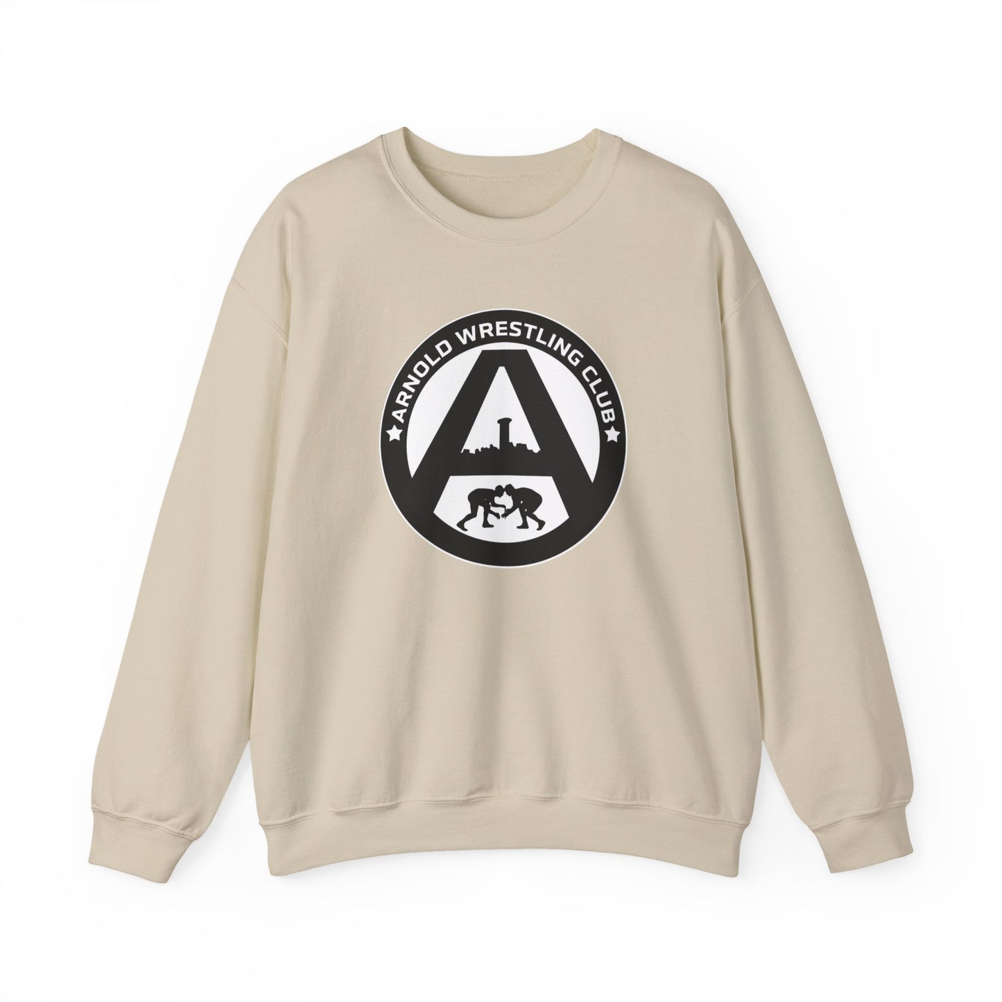 Wrestling Club Crewneck Sweatshirt — "Arnold Wrestling Club" Logo