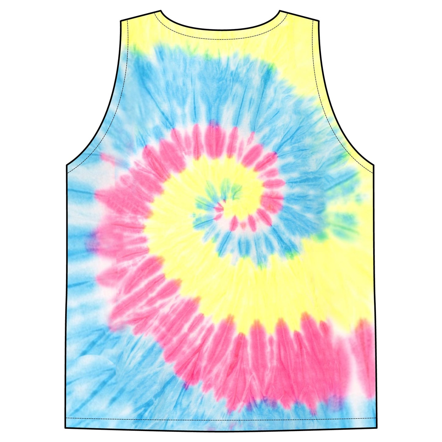 Arnold BJJ Tie-Dye Tank Top — Arnold BJJ Spiral Logo