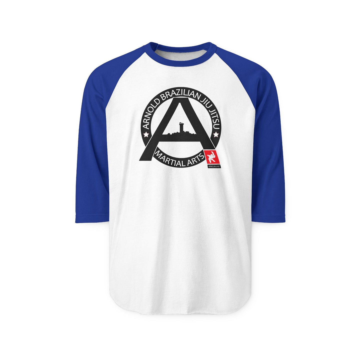 Brazilian Jiu-Jitsu Raglan Shirt — Arnold Brazilian Jiu-Jitsu Martial Arts Tee