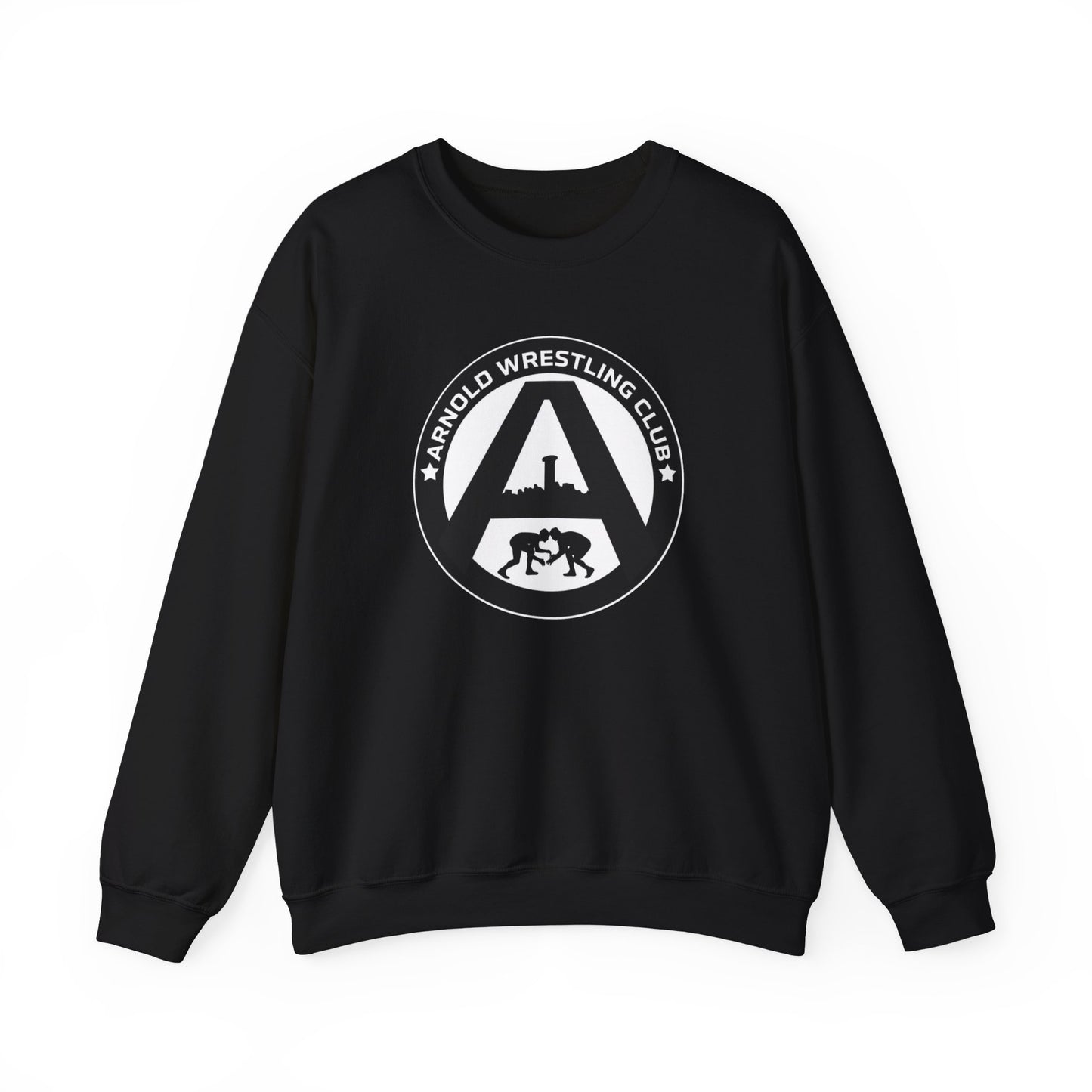 Wrestling Club Crewneck Sweatshirt — "Arnold Wrestling Club" Logo