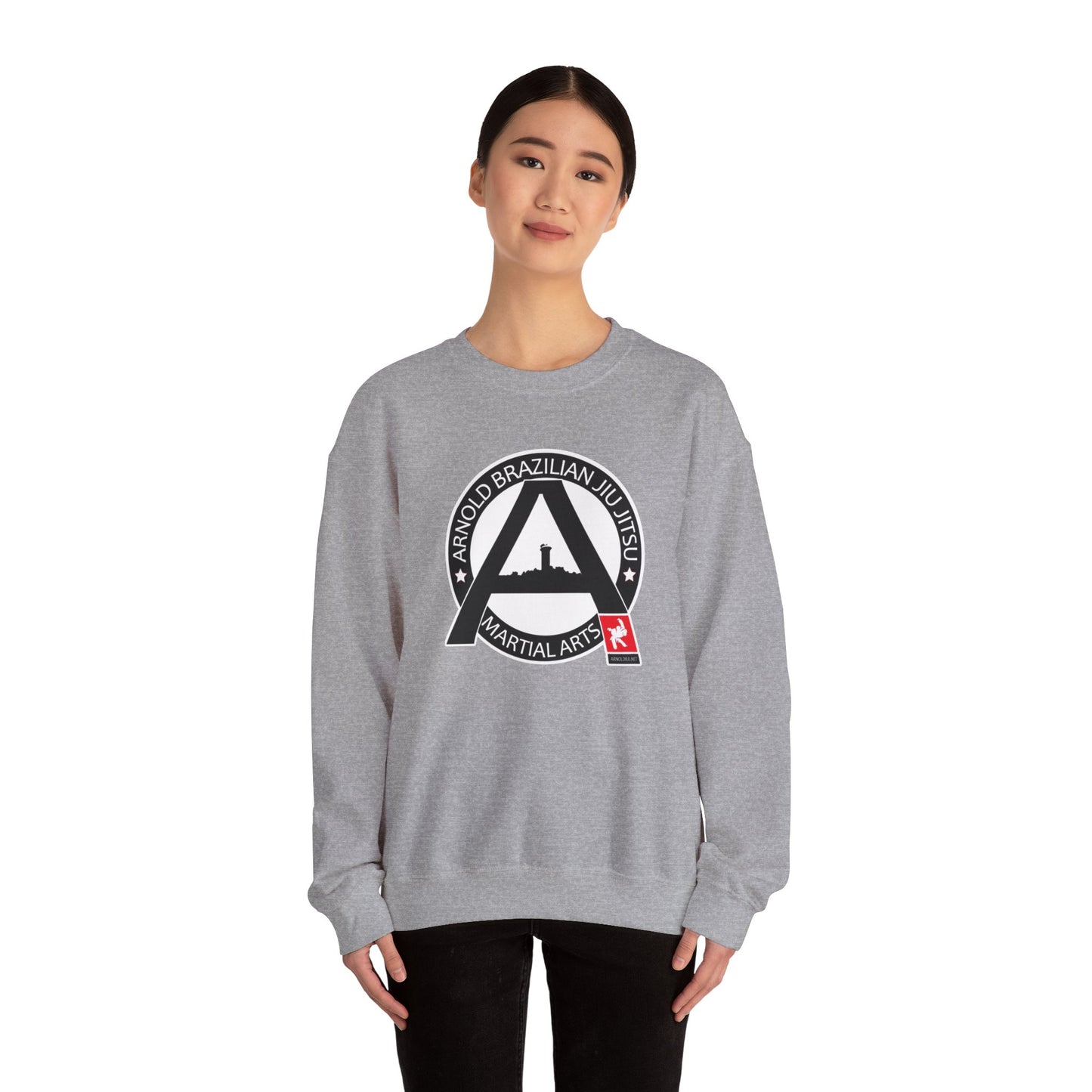 Arnold BJJ Crewneck Sweatshirt — Arnold BJJ Martial Arts Logo