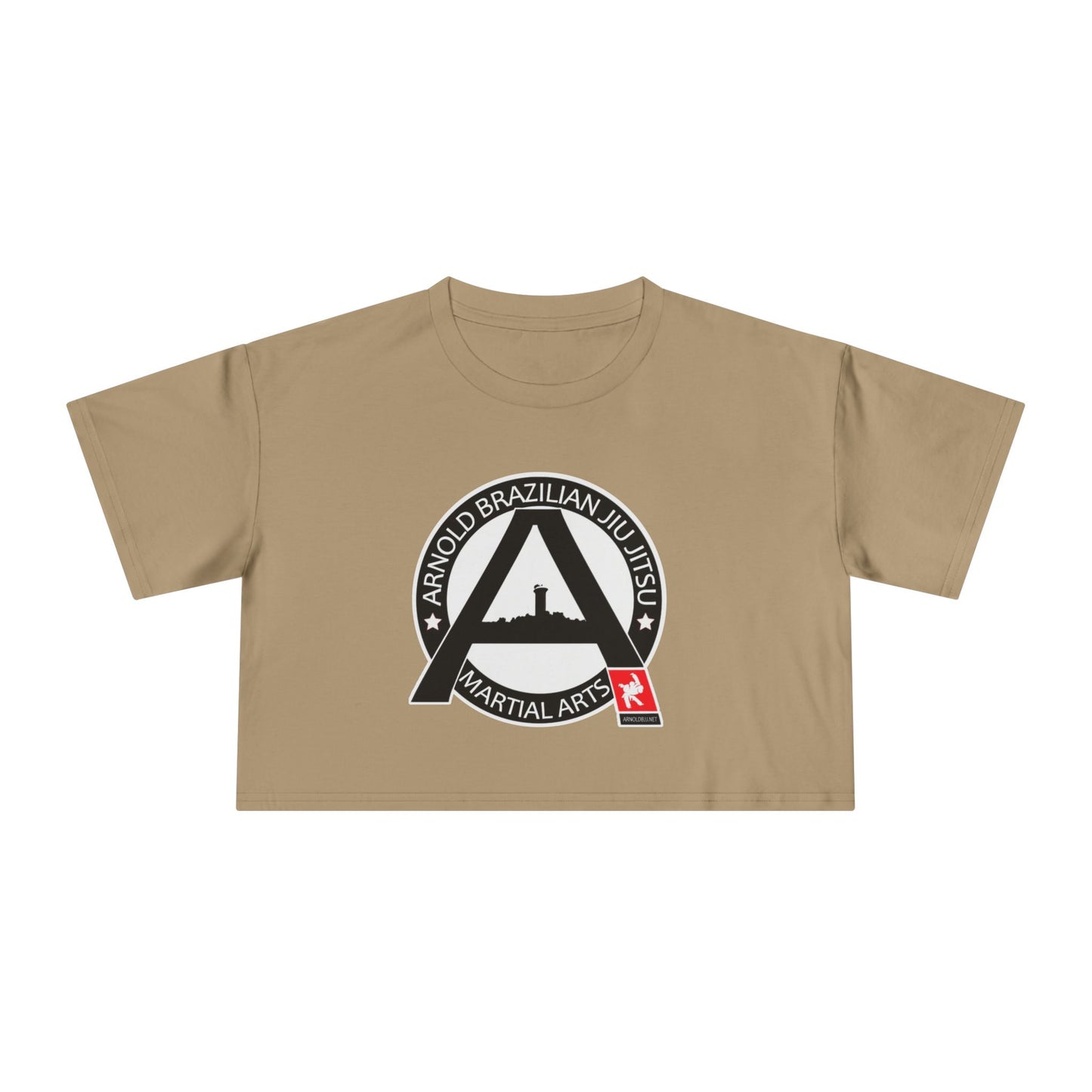Arnold BJJ Womens crop top – Arnold Martial Arts Logo