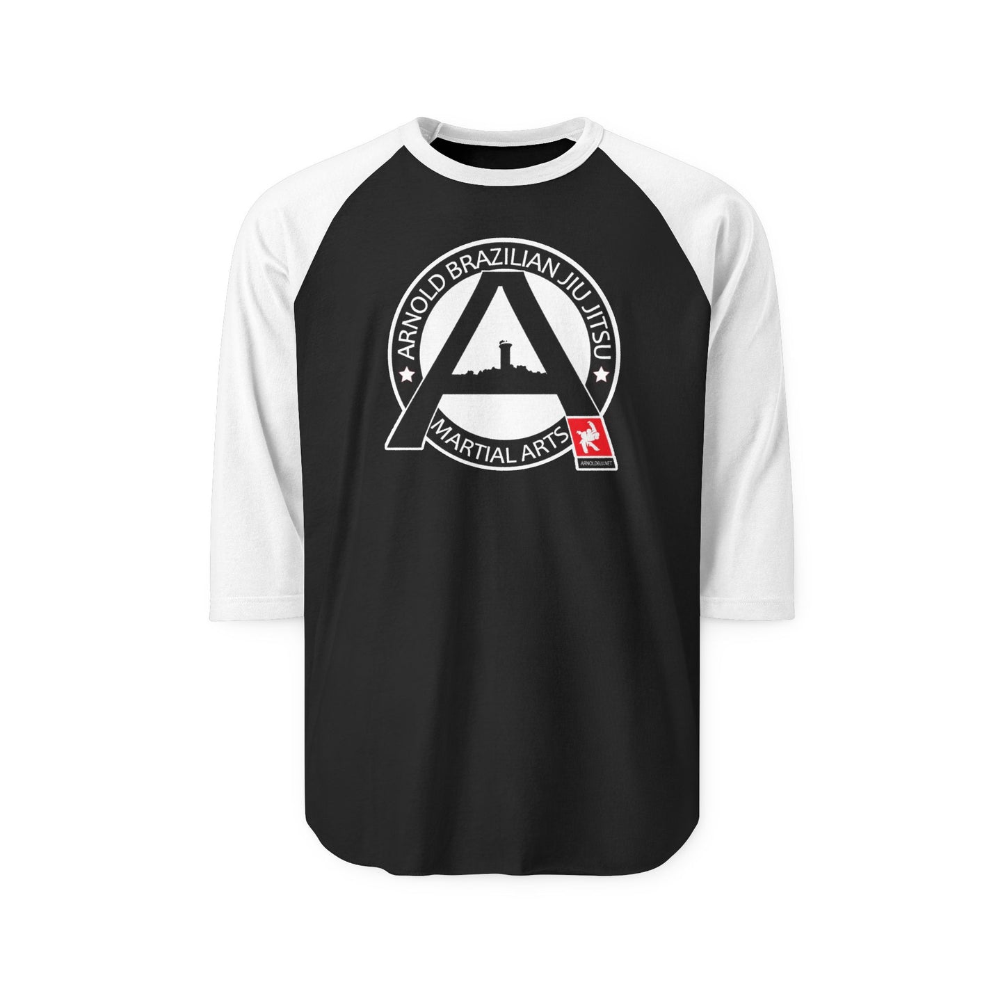 Brazilian Jiu-Jitsu Raglan Shirt — Arnold Brazilian Jiu-Jitsu Martial Arts Tee