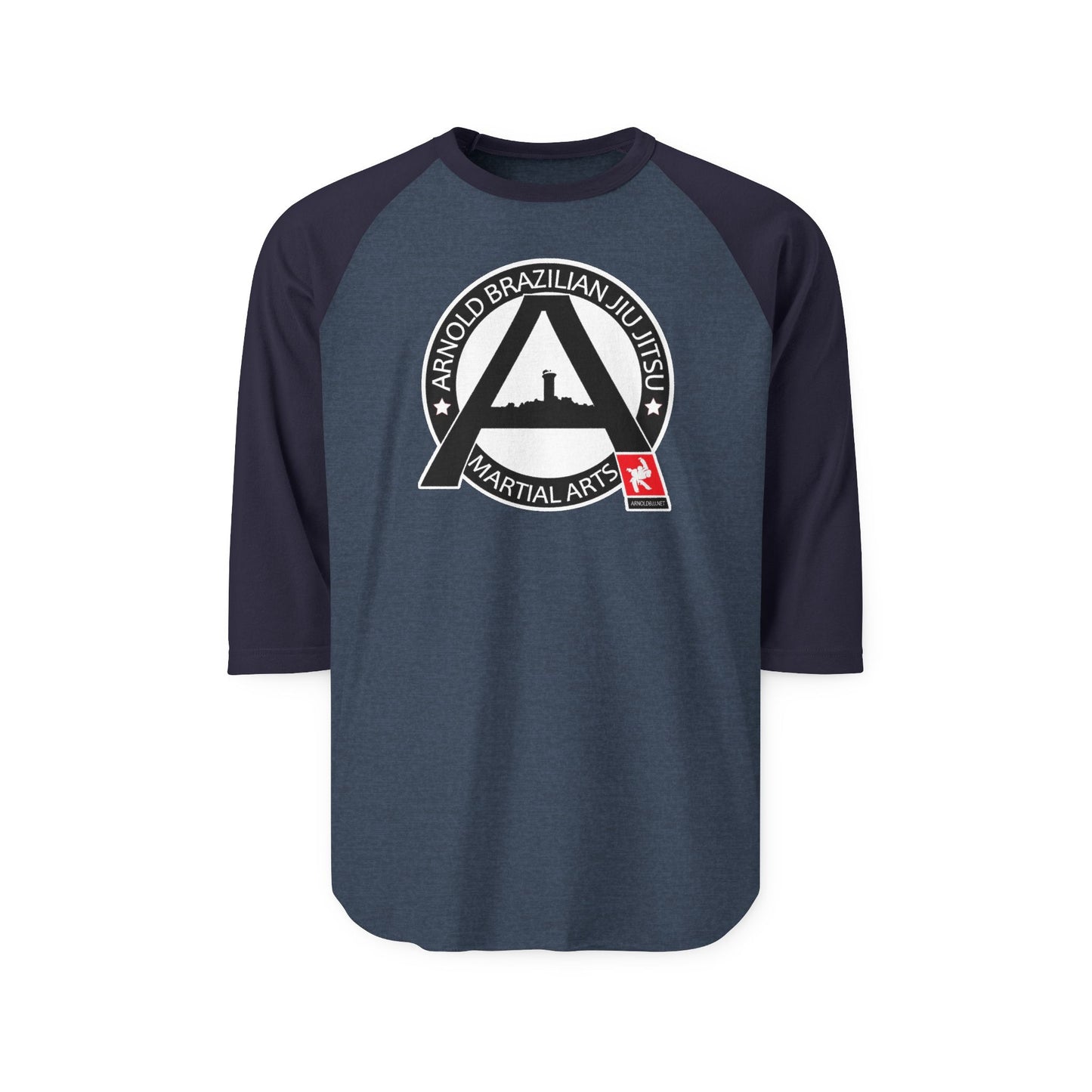 Brazilian Jiu-Jitsu Raglan Shirt — Arnold Brazilian Jiu-Jitsu Martial Arts Tee