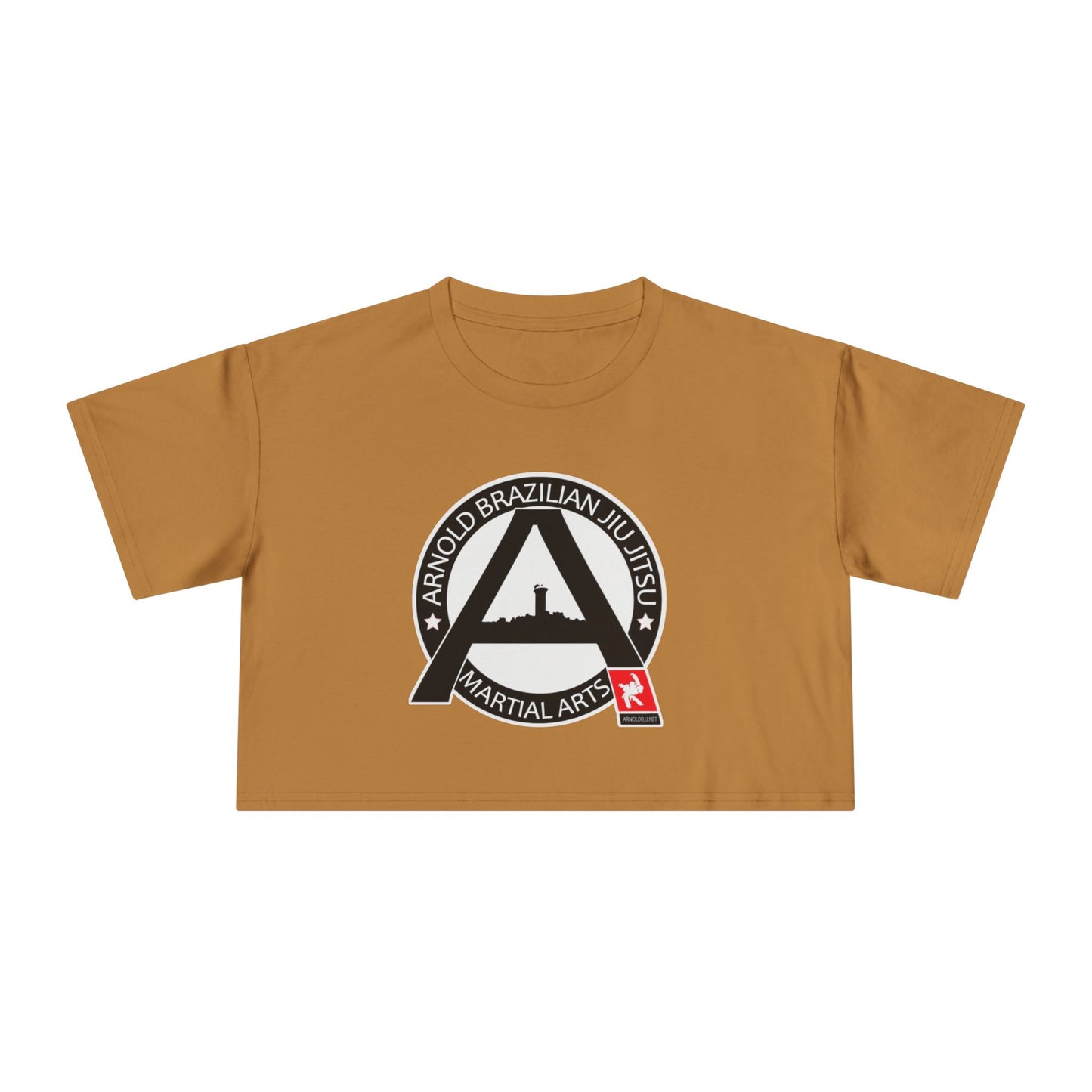 Arnold BJJ Womens crop top – Arnold Martial Arts Logo