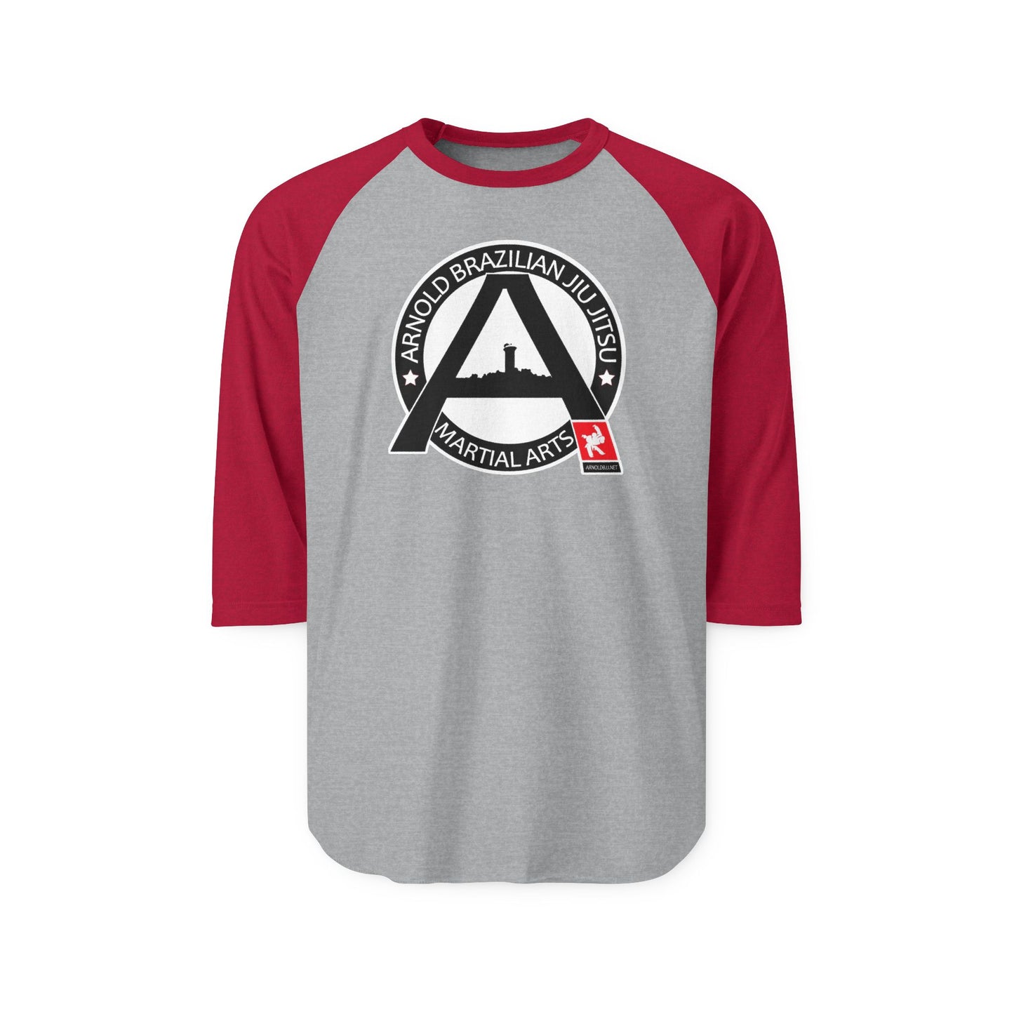 Brazilian Jiu-Jitsu Raglan Shirt — Arnold Brazilian Jiu-Jitsu Martial Arts Tee