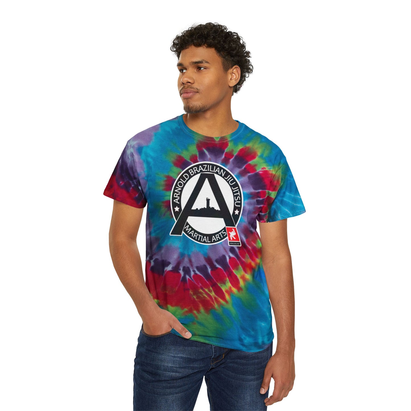 Arnold BJJ Tie-Dye Spiral Tee