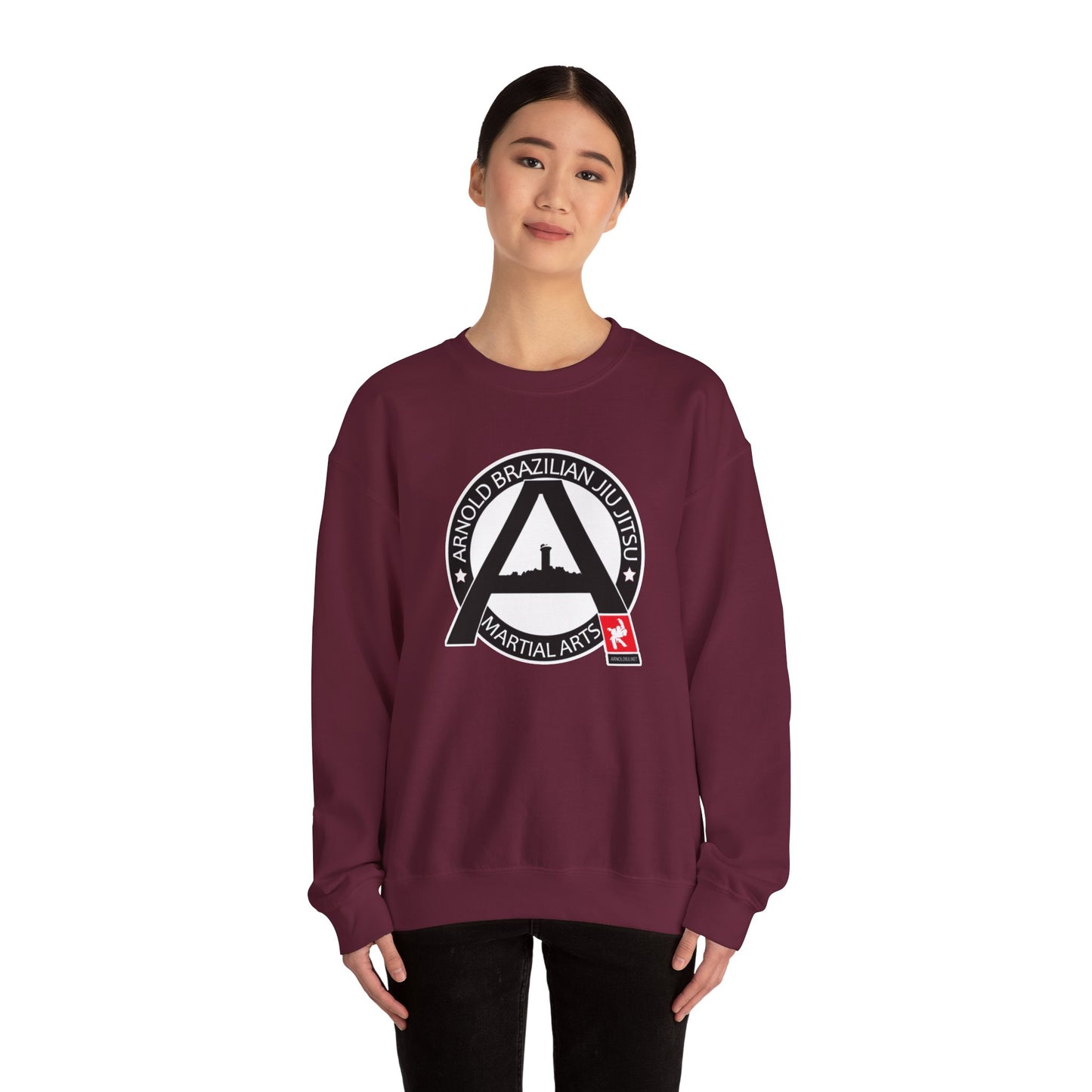 Arnold BJJ Crewneck Sweatshirt — Arnold BJJ Martial Arts Logo