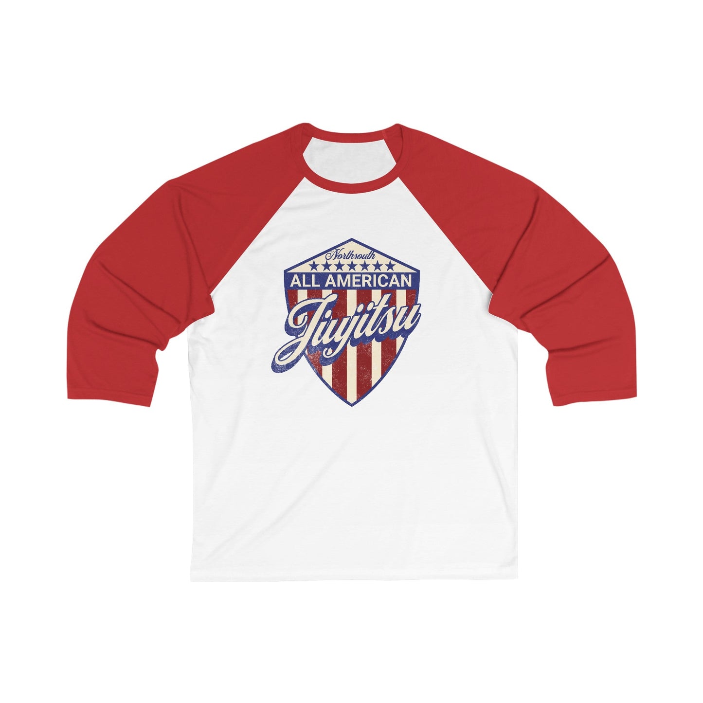 American Jiujitsu Baseball Tee - North South Supply Co