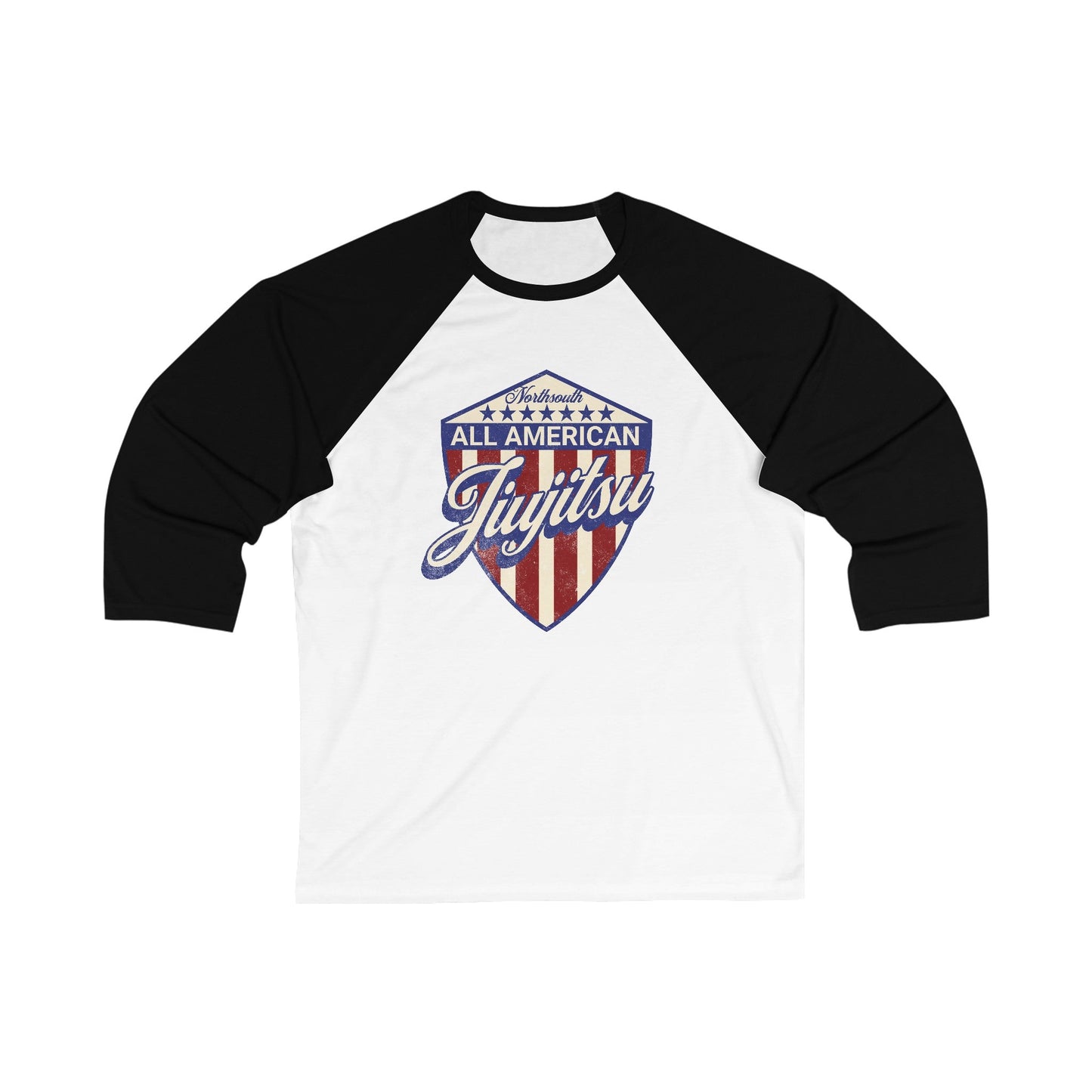 American Jiujitsu Baseball Tee - North South Supply Co